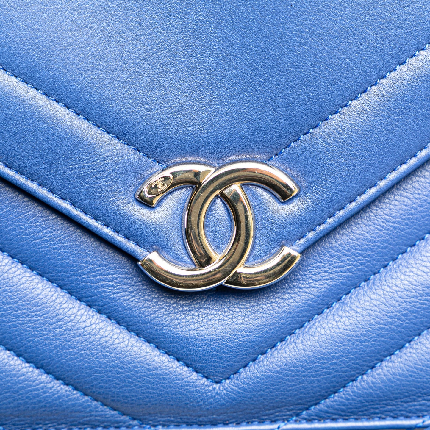 Chanel Chevron Calfskin Coco Envelope Shoulder Bag