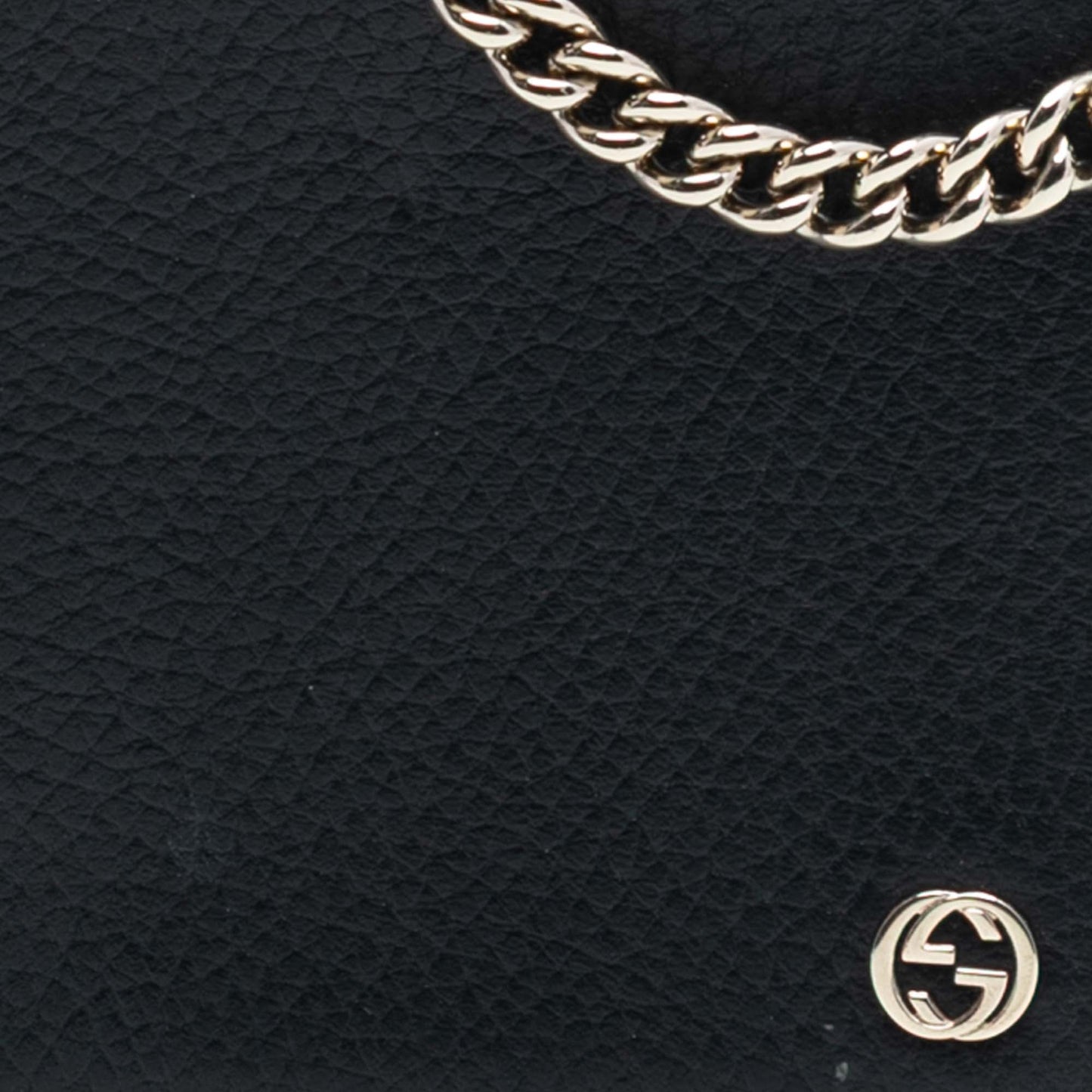 Gucci Leather Betty Wallet on Chain