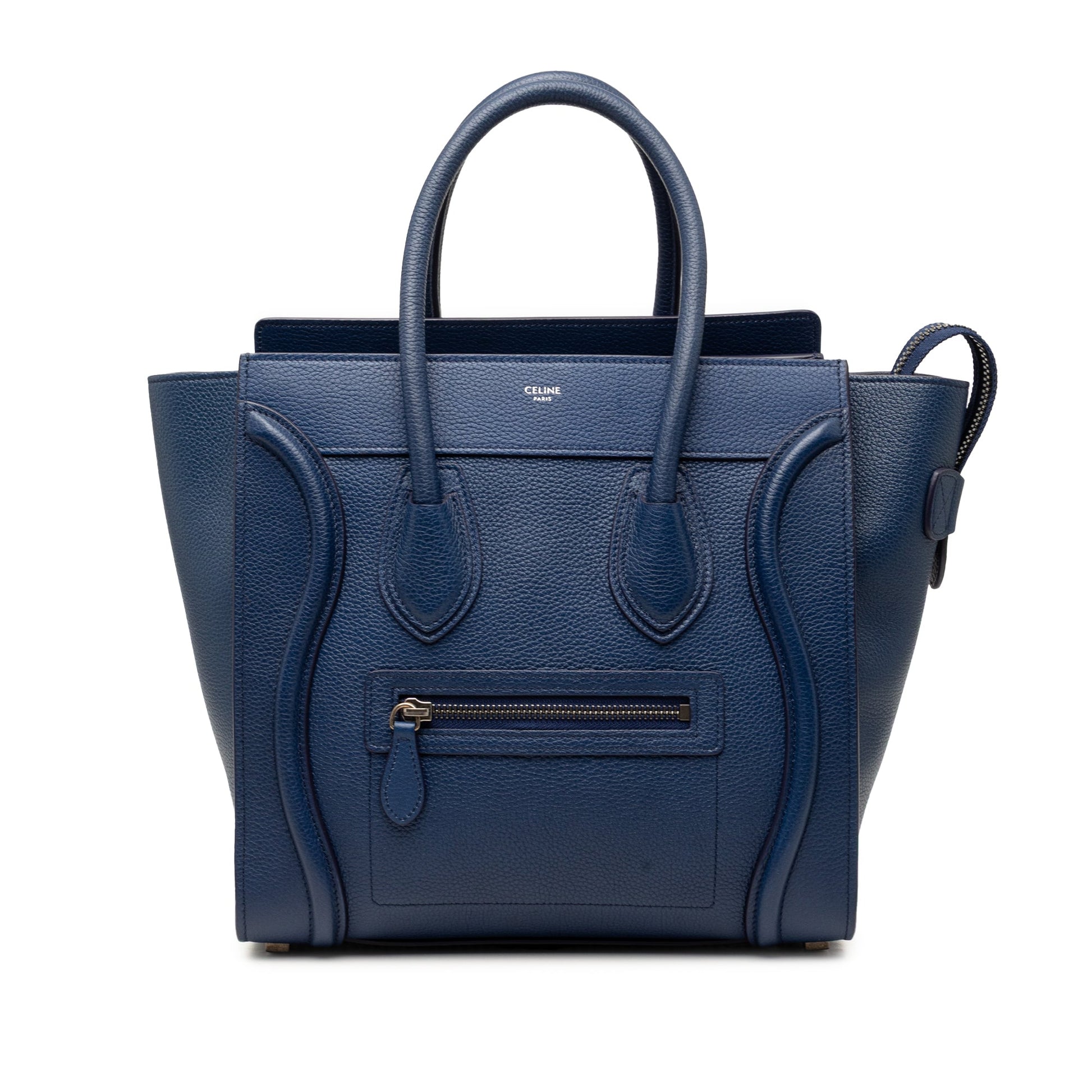 Celine Mini Leather Luggage Tote