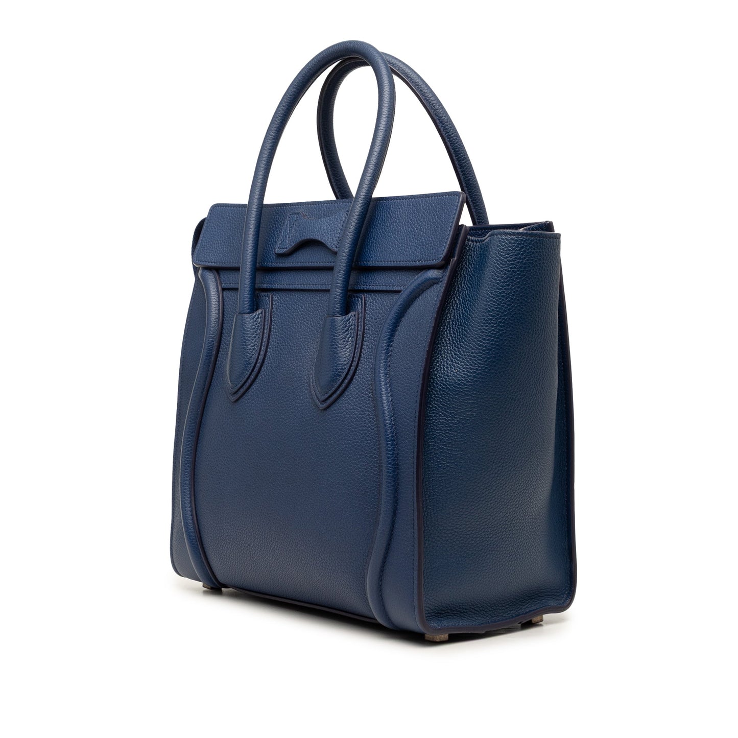 Celine Mini Leather Luggage Tote