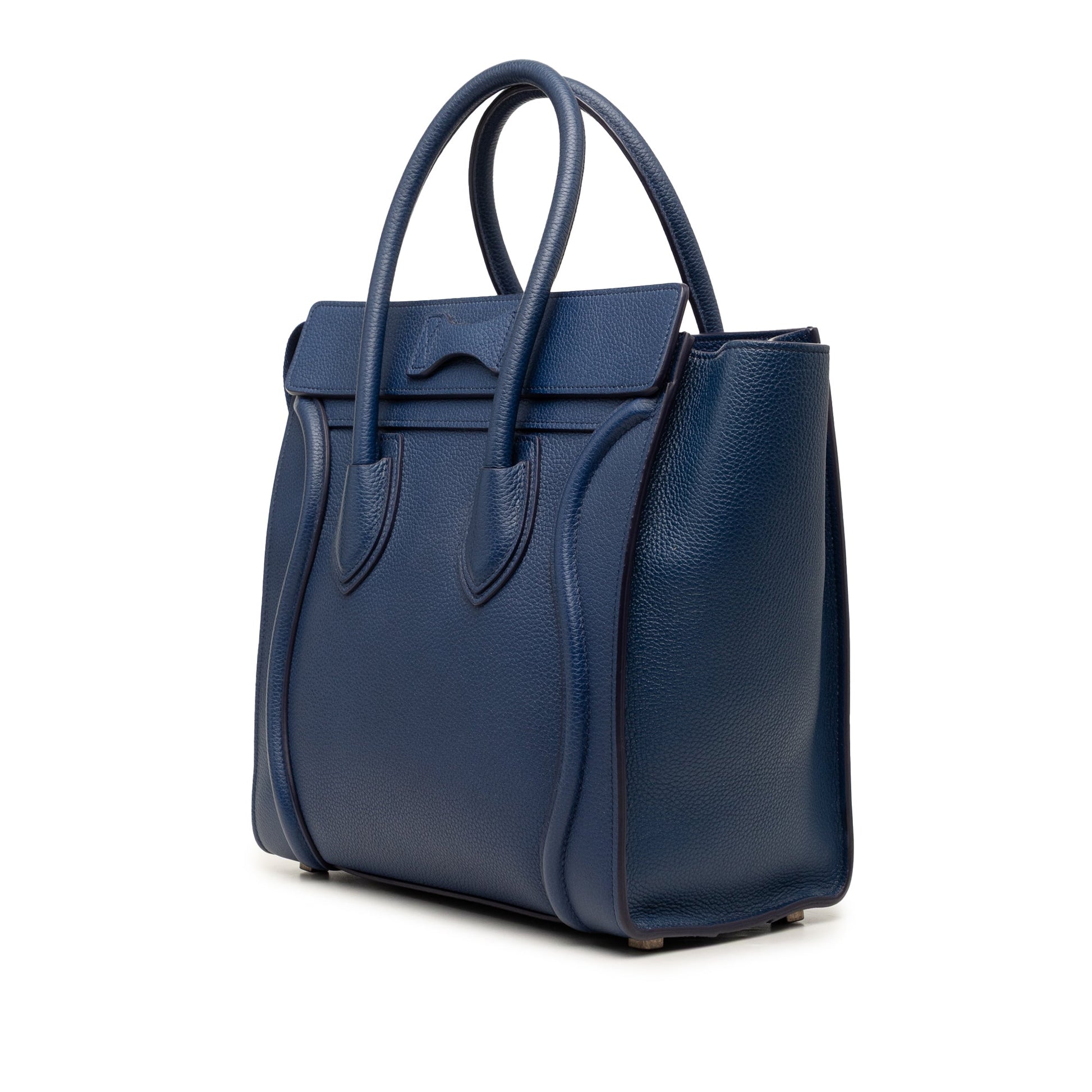 Celine Mini Leather Luggage Tote