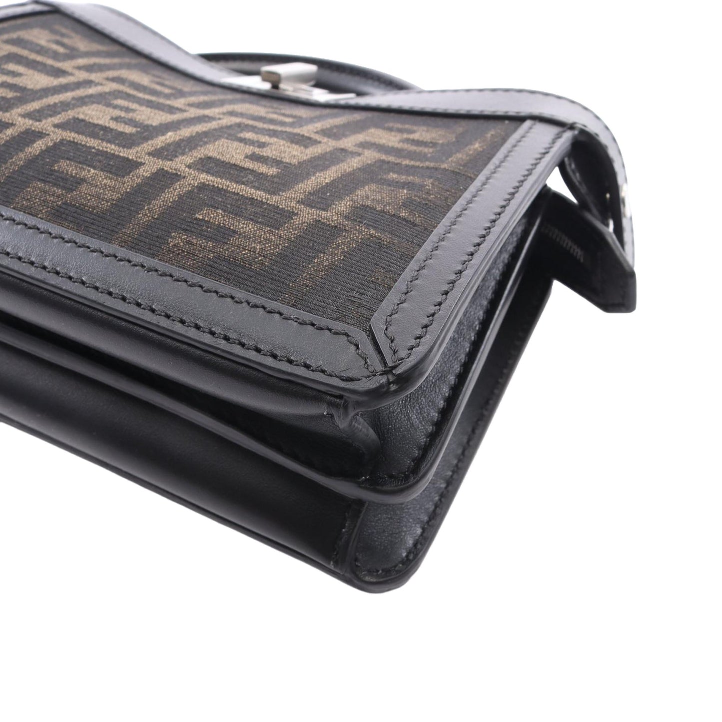 Fendi Small Zucca Canvas Peekaboo Iseeu XCross Satchel