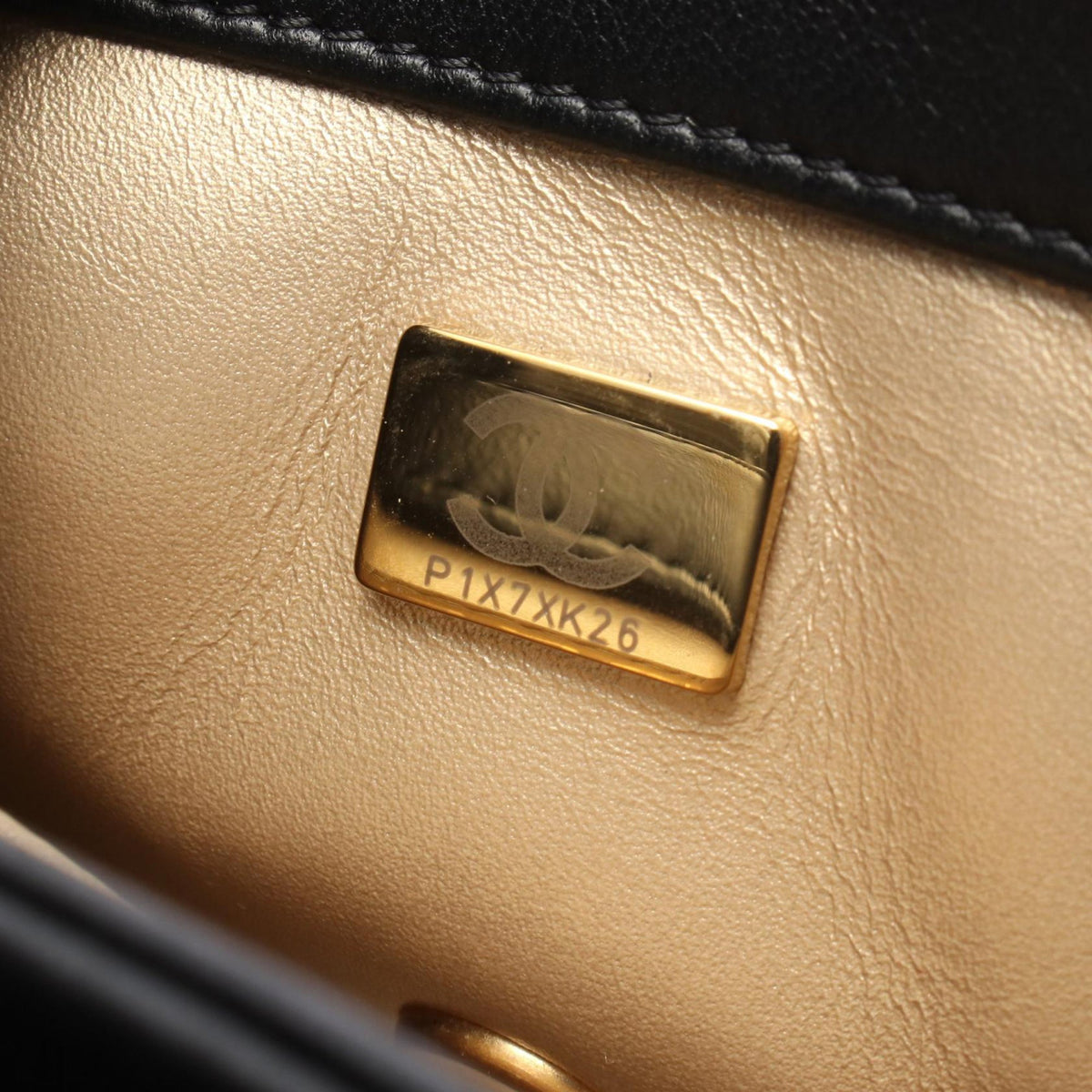 Chanel Small Quilted Lambskin Chain is More Flap — Black