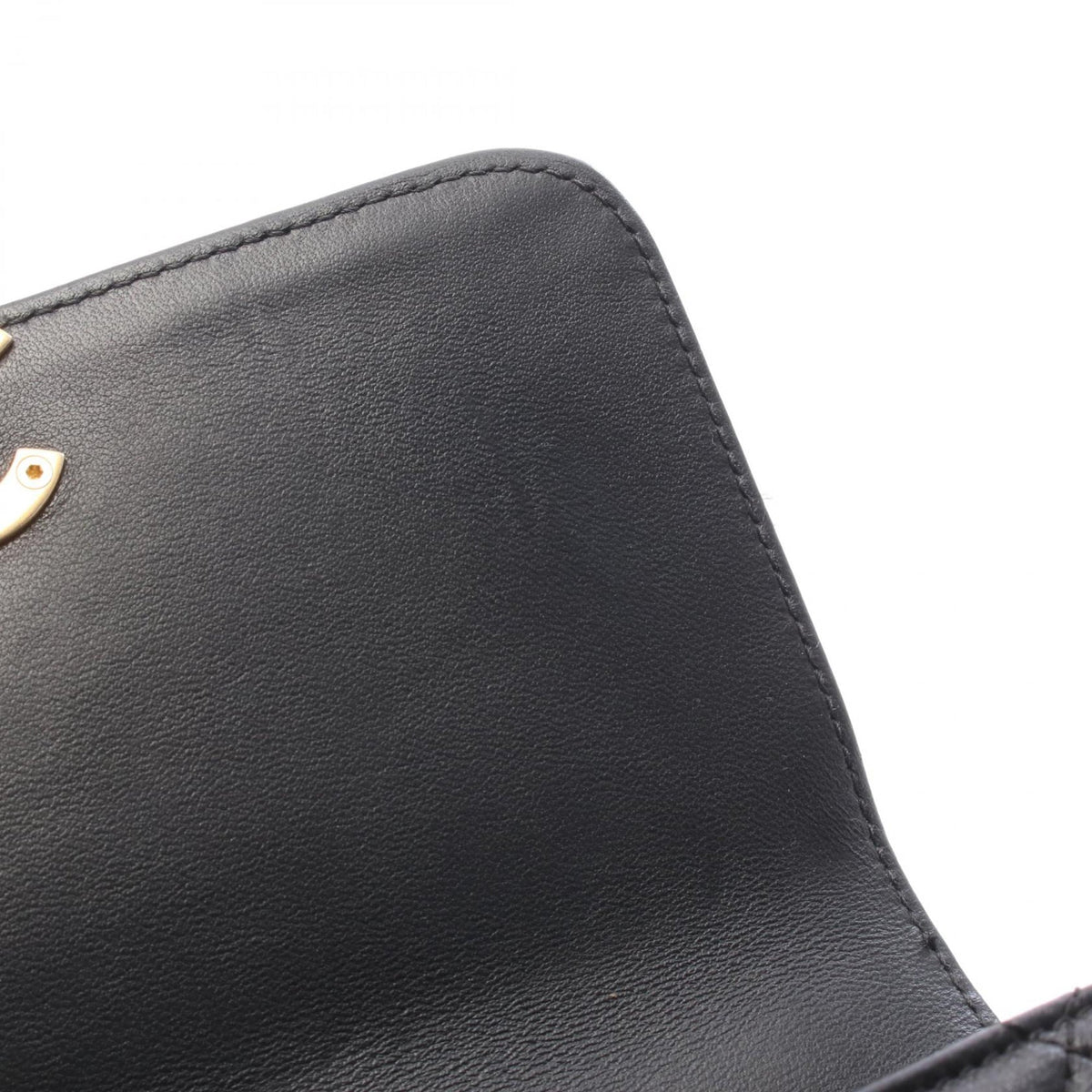 Chanel Small Quilted Lambskin Chain is More Flap — Black