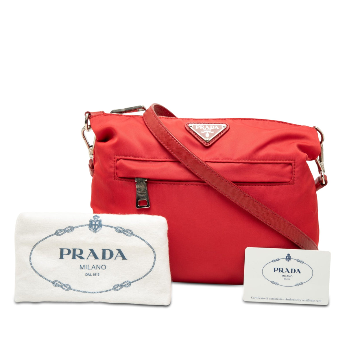 Prada Tessuto Zip Top Crossbody