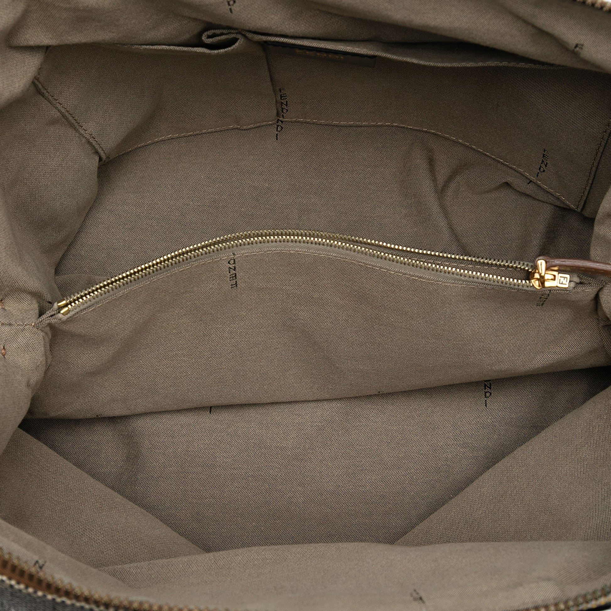 Fendi Canvas Colorblock Chameleon Satchel