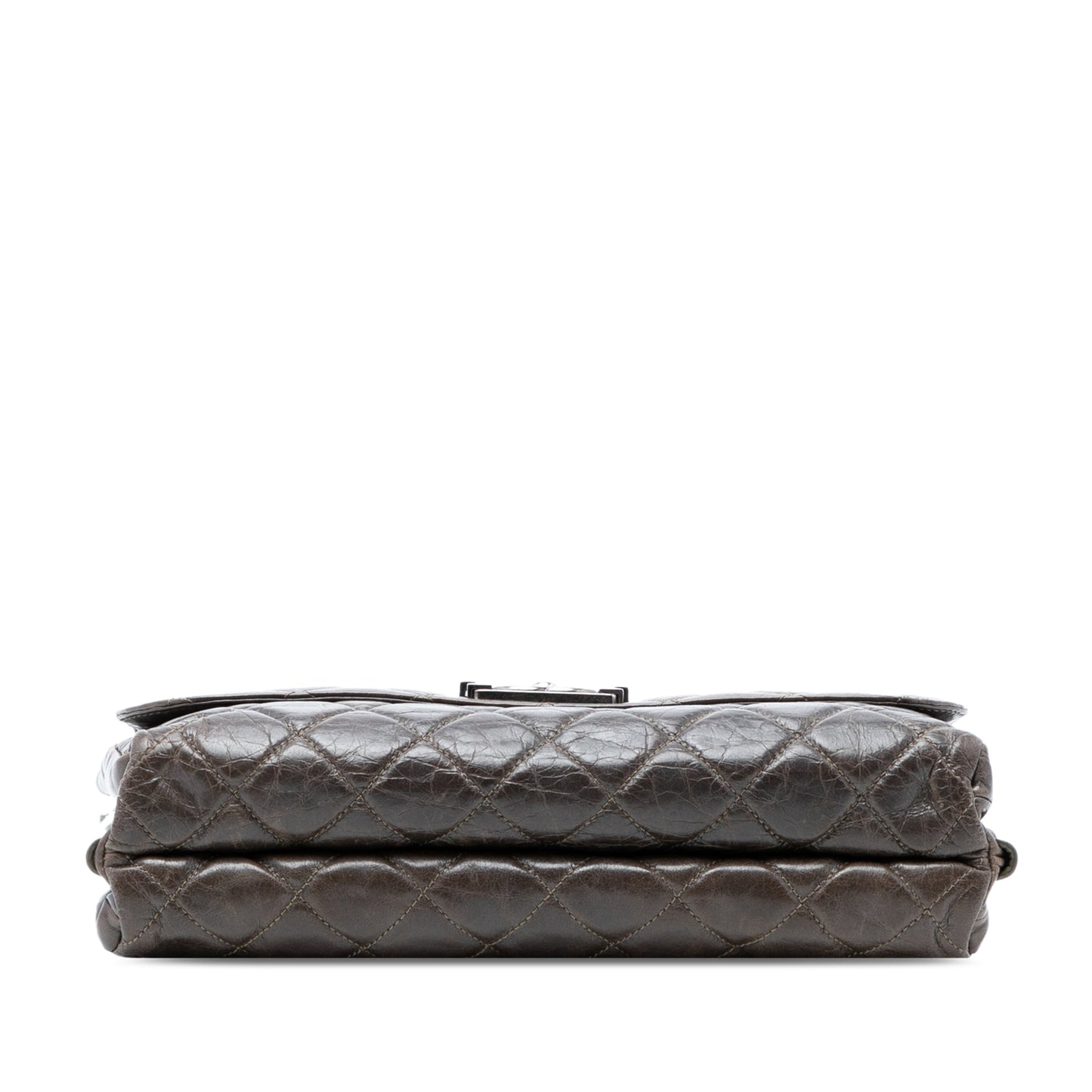 Quilted Glazed Calfskin Soft Boy Flap