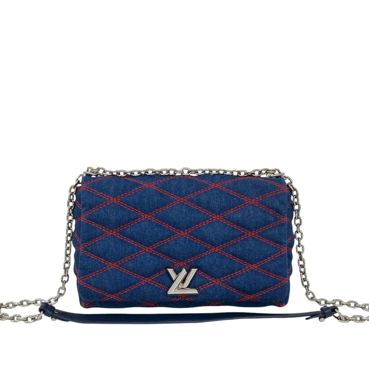 Louis Vuitton Malletage Denim GO 14 MM
