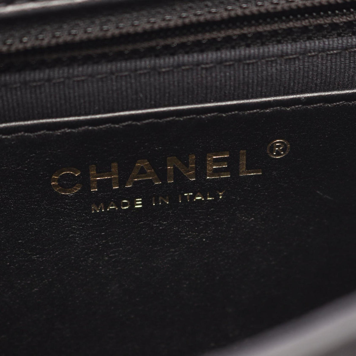 Chanel Mini Square Quilted Lambskin Lucky Charms Chain Flap