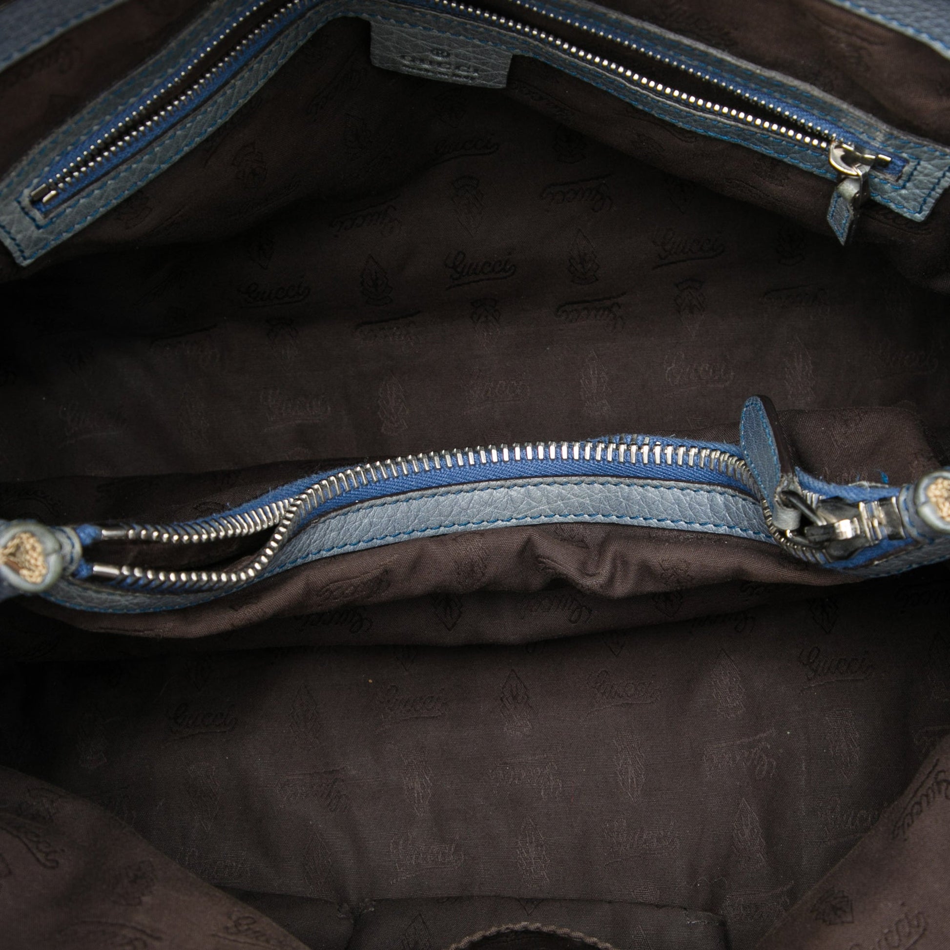 Gucci Medium GG Canvas Bamboo Libeccio Tote