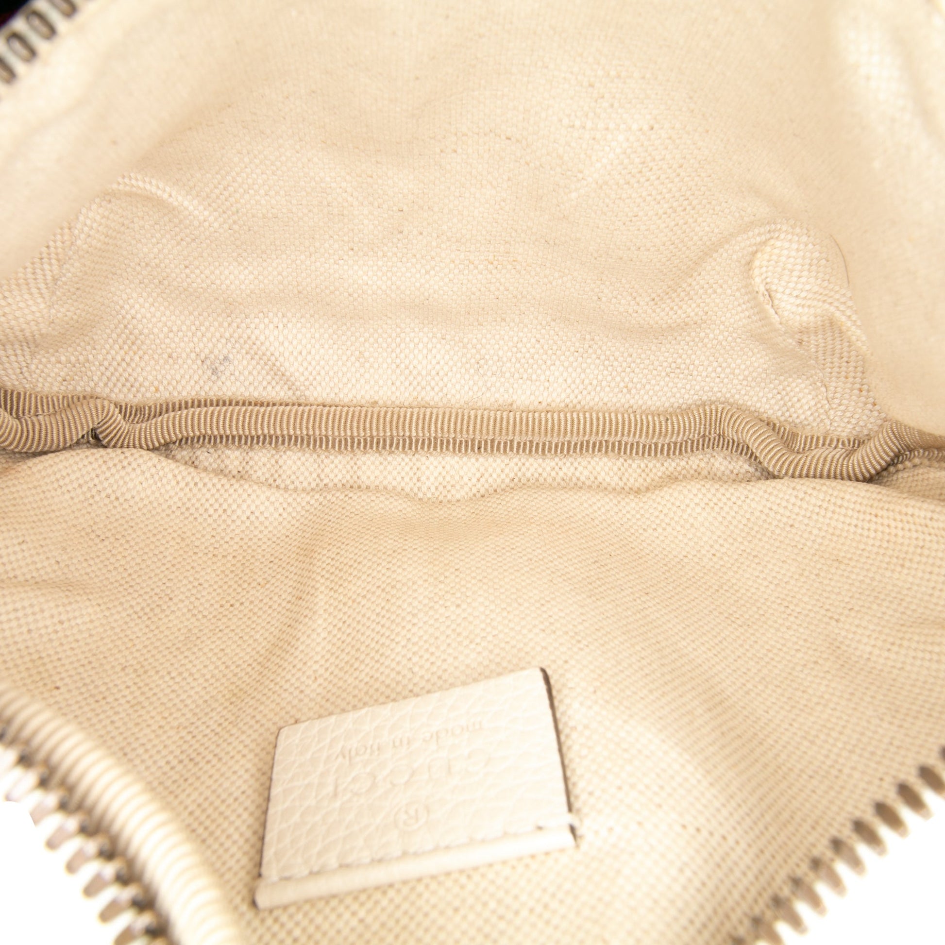 Gucci Small Grained Calfskin Logo Belt Bag