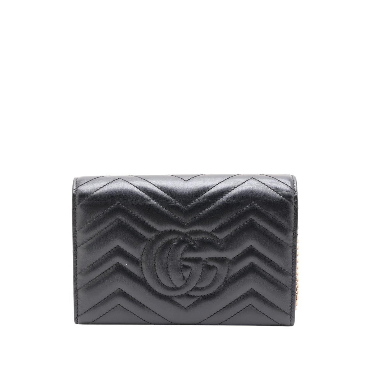 Gucci GG Marmont Matelasse Calfskin Wallet On Chain