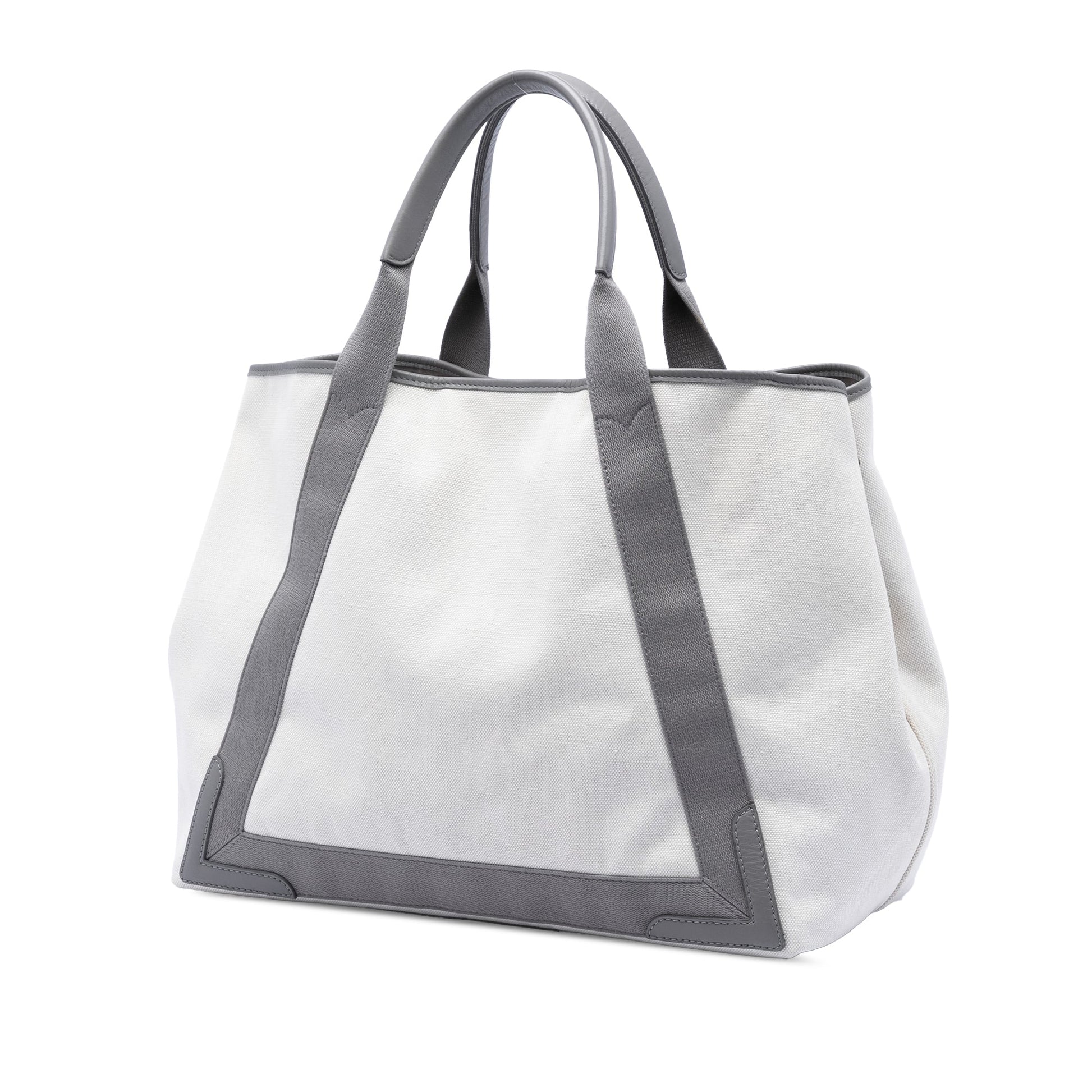Balenciaga Canvas Navy Cabas Tote M