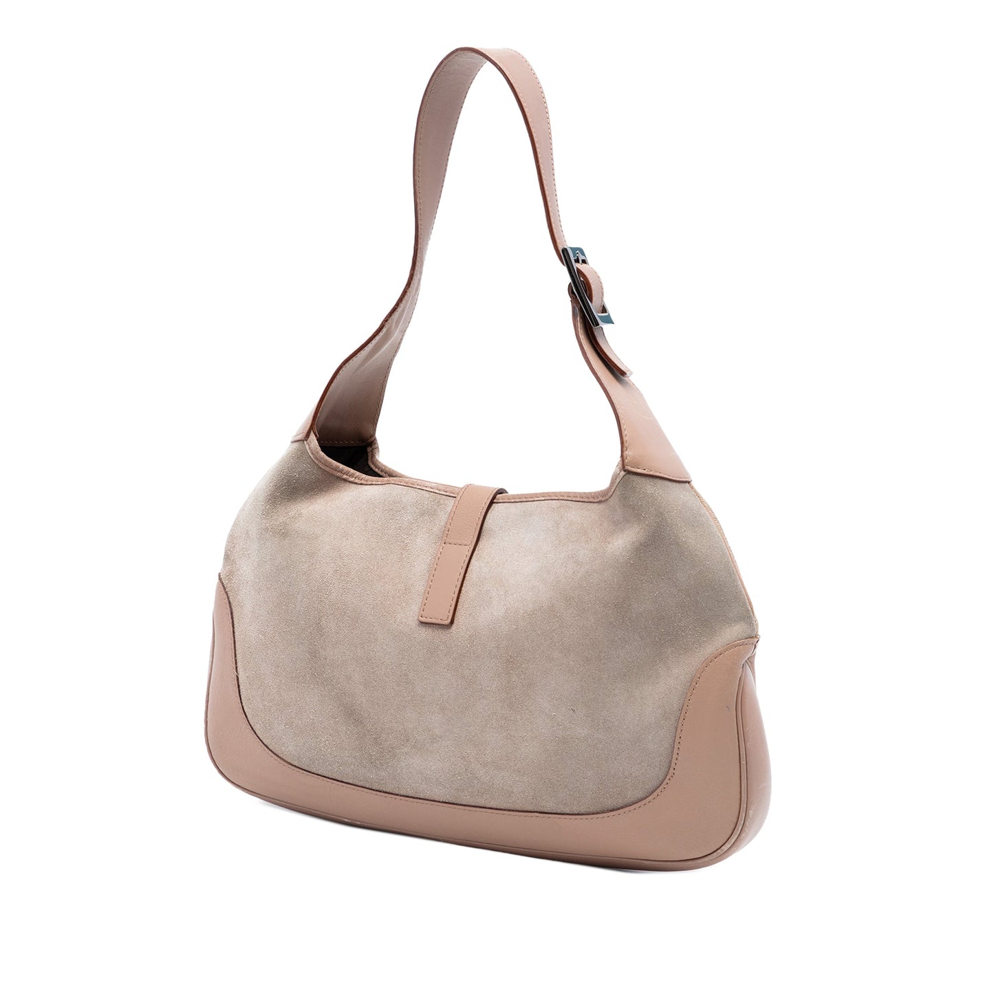 Suede Web Jackie Shoulder Bag