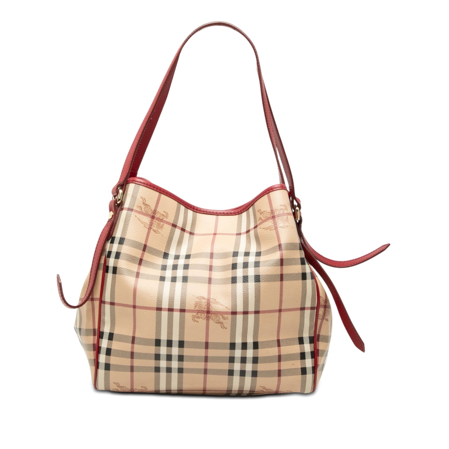 Burberry Small Haymarket Check Coated Canvas Canterbury Tote