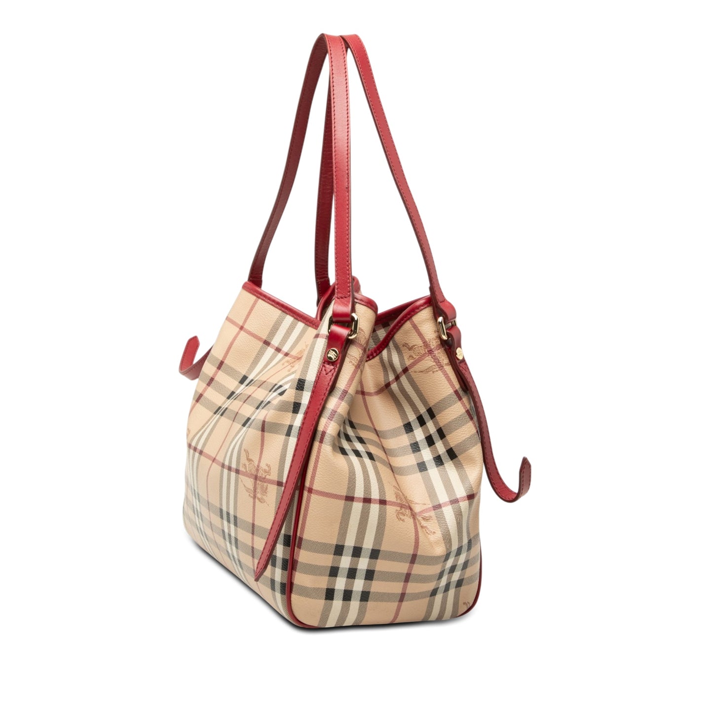 Burberry Small Haymarket Check Coated Canvas Canterbury Tote