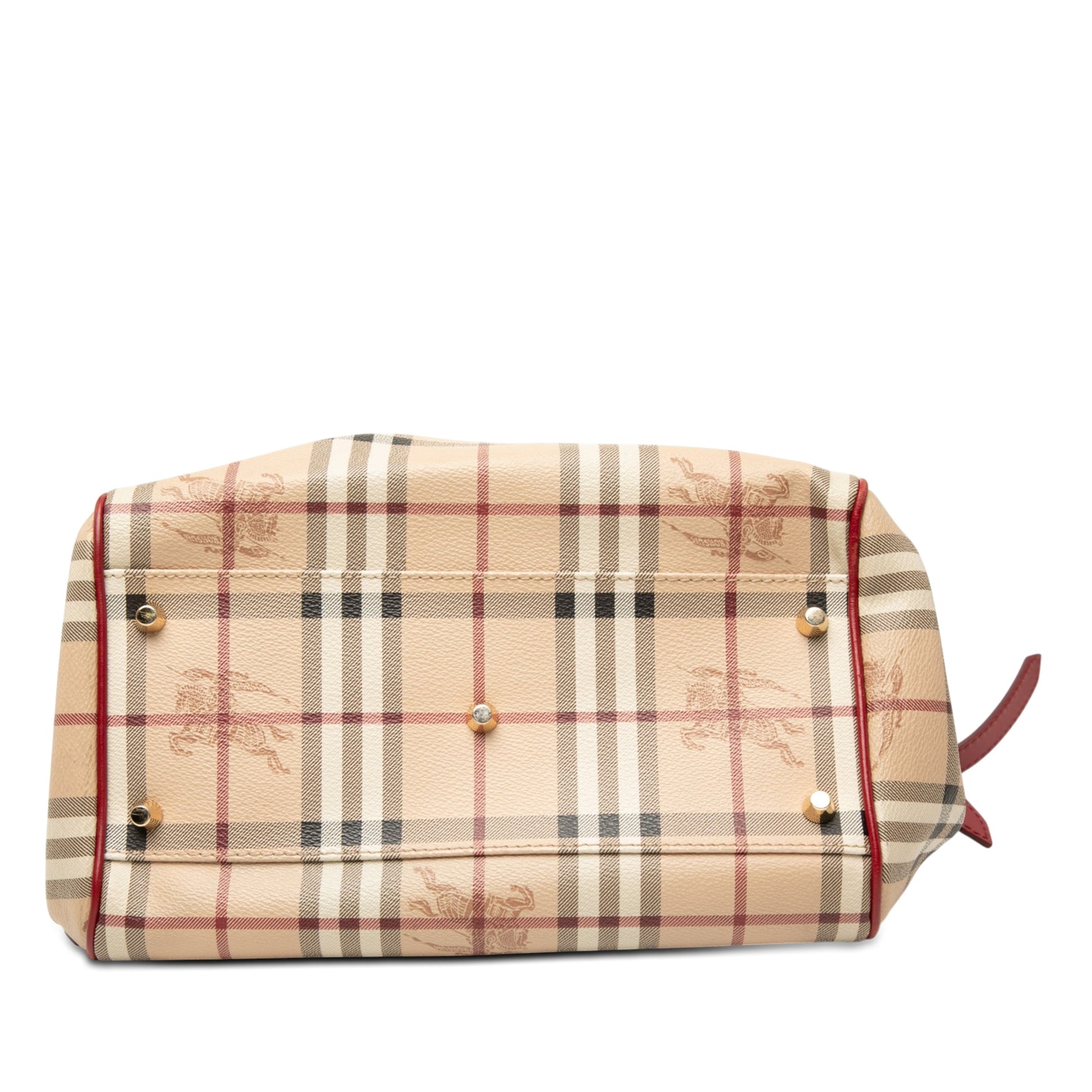 Burberry Small Haymarket Check Coated Canvas Canterbury Tote