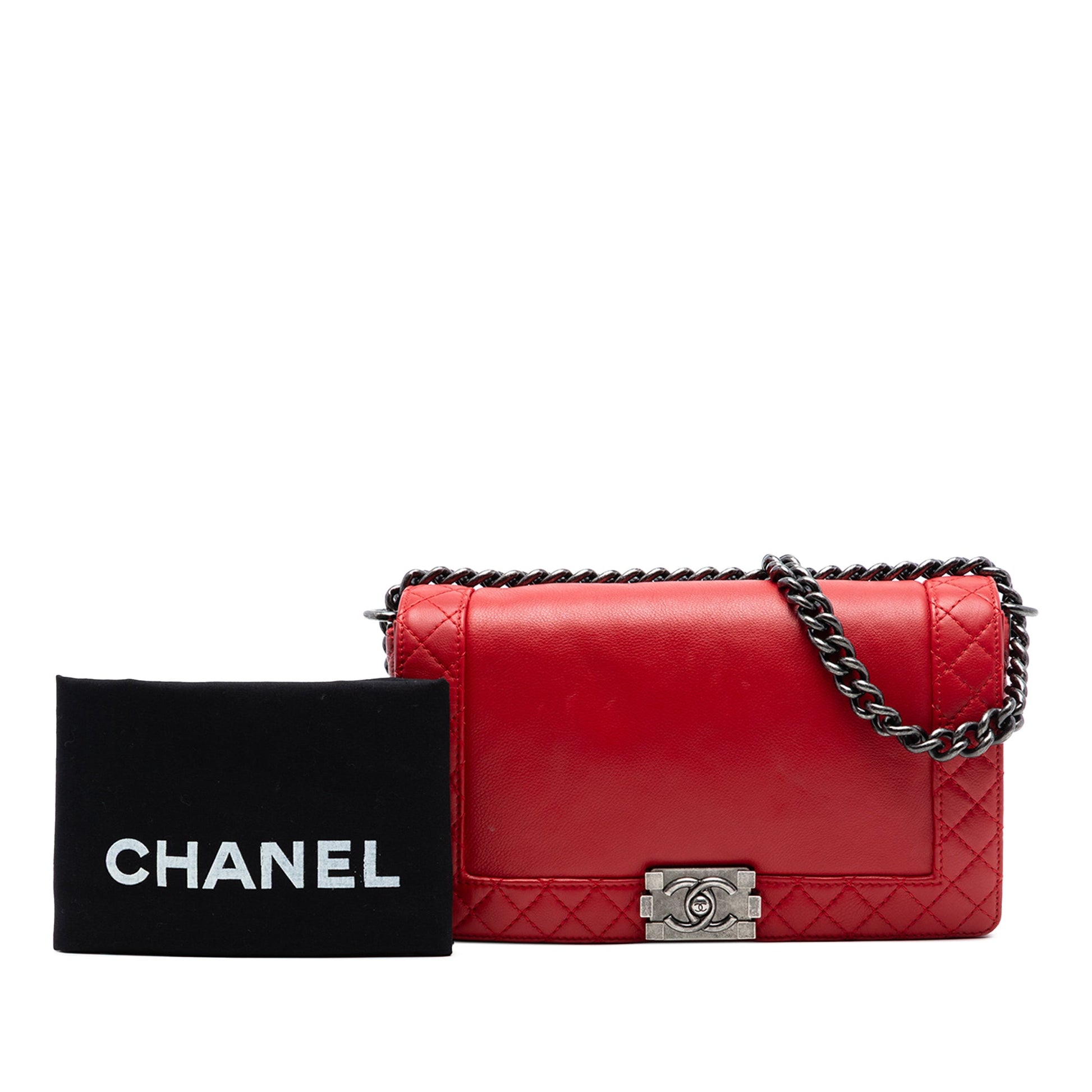 Chanel Old Medium Calfskin Boy Reverso Flap