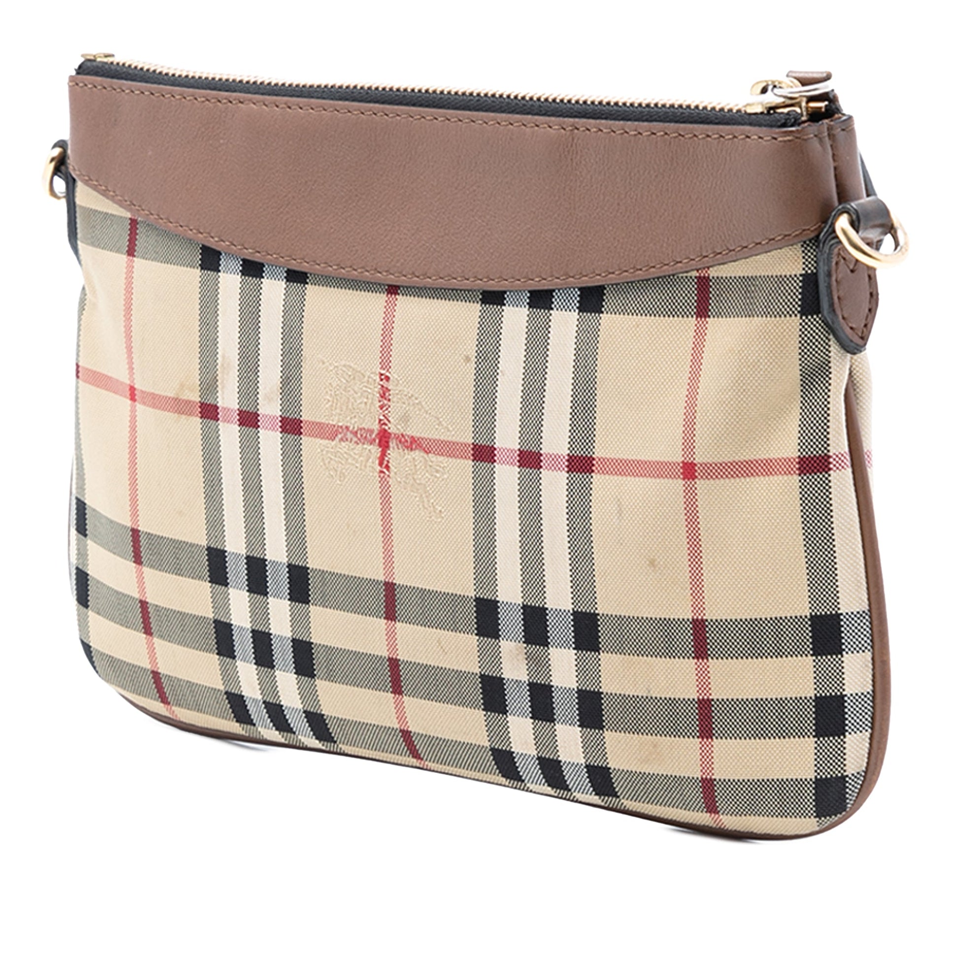 Burberry Haymarket Check Canvas Peyton Crossbody