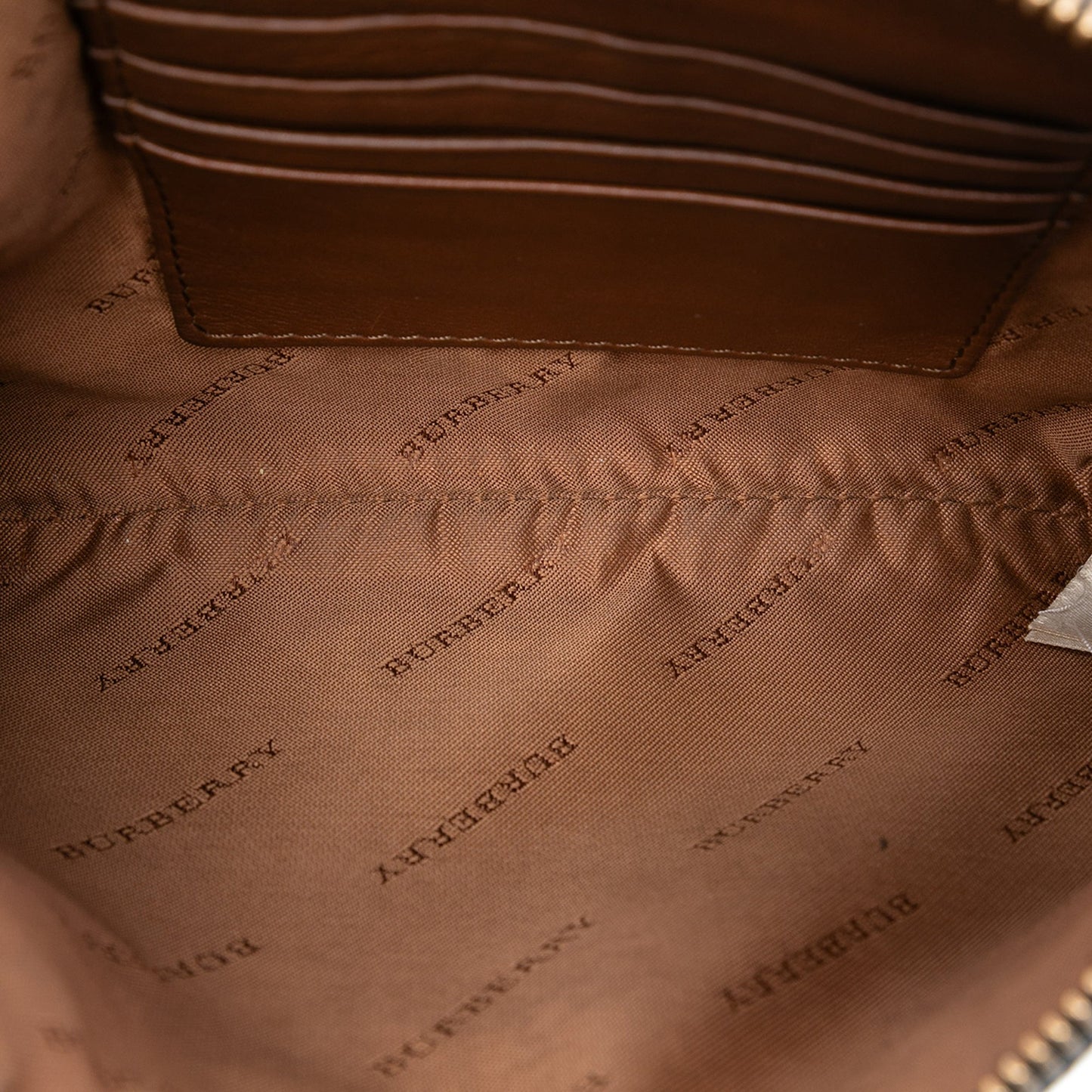 Burberry Haymarket Check Canvas Peyton Crossbody