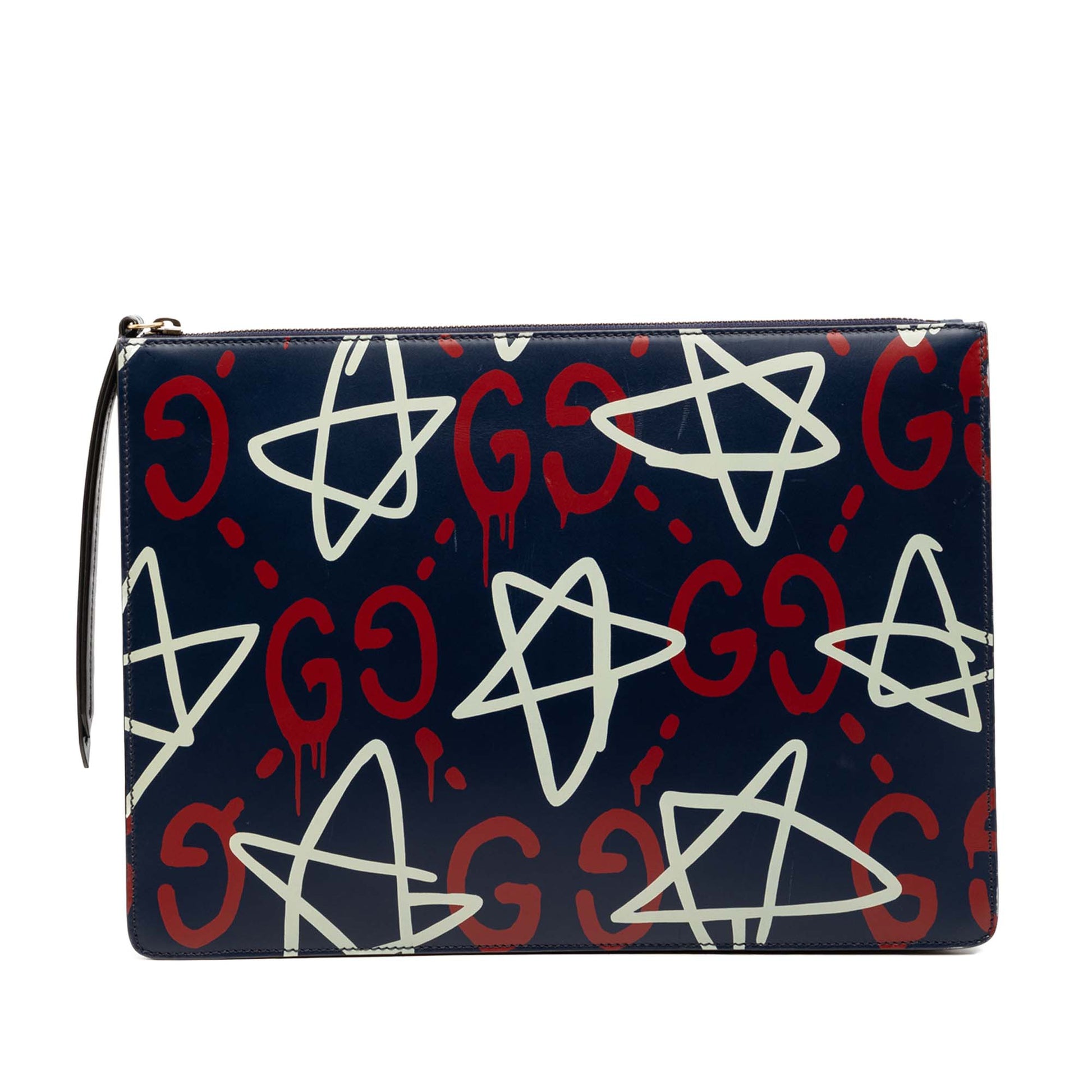 Gucci Calfskin Gucci Ghost Clutch