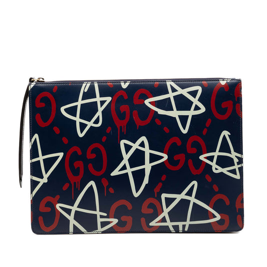 Gucci Calfskin Gucci Ghost Clutch