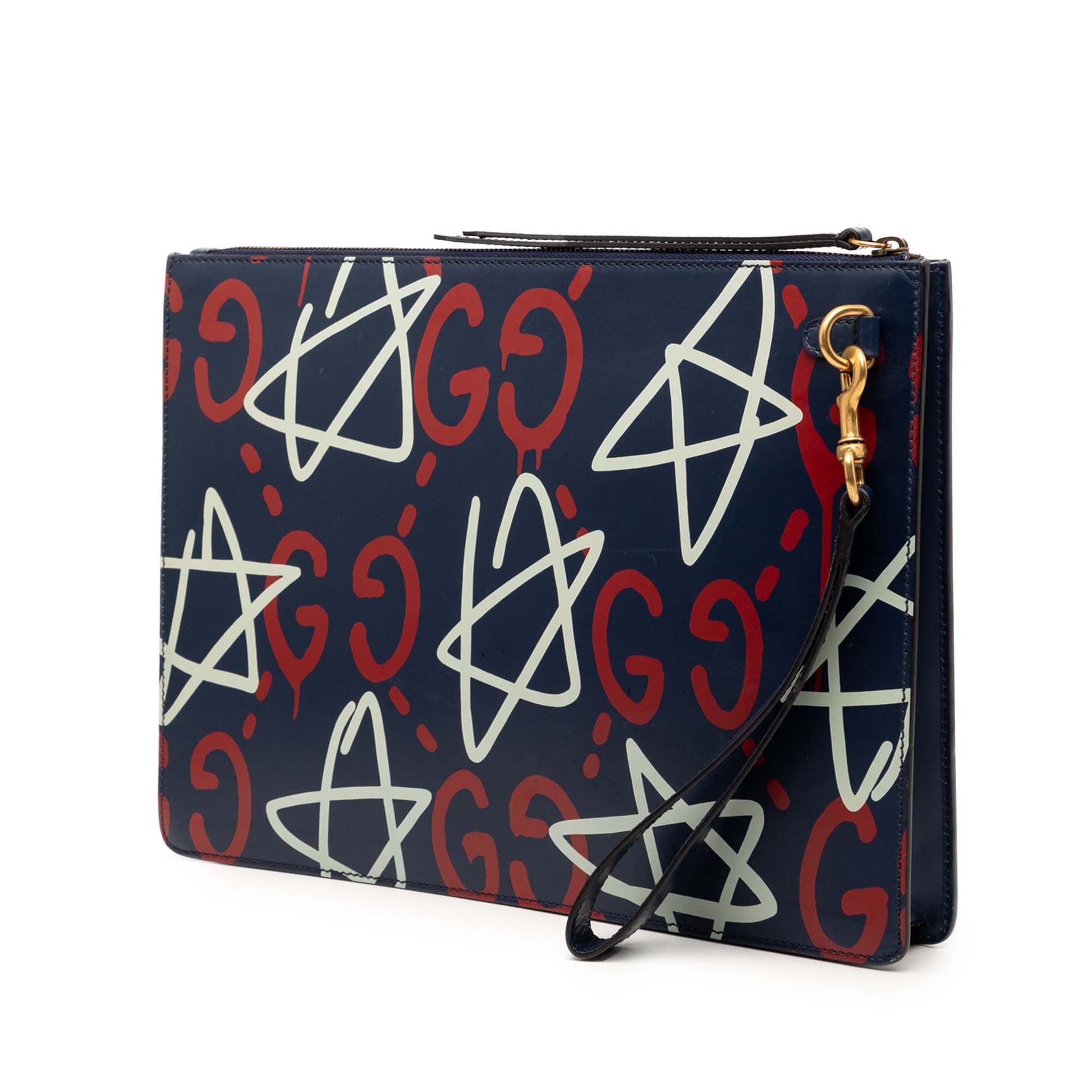Gucci Calfskin Gucci Ghost Clutch