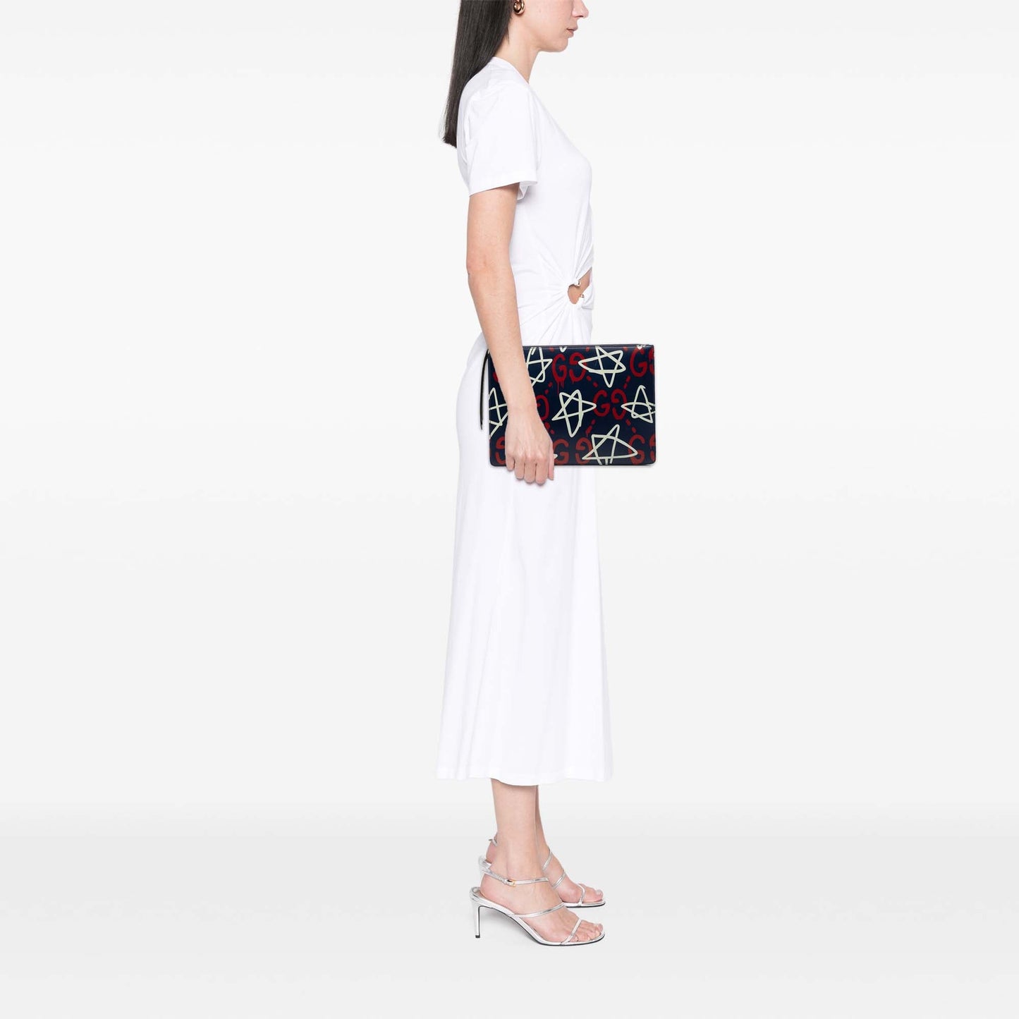Gucci Calfskin Gucci Ghost Clutch
