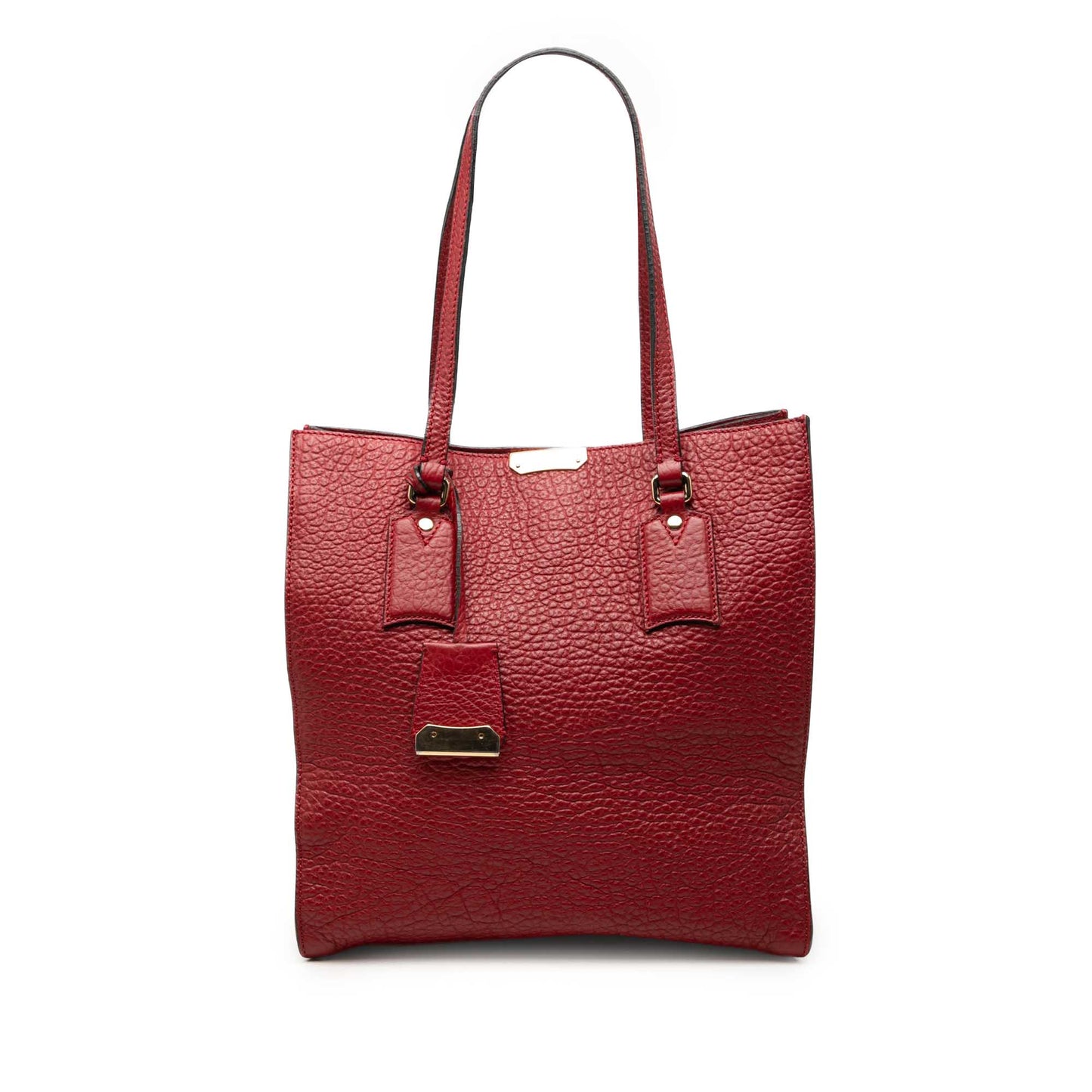 Burberry Grained Calfskin Heritage Woodbury Tote