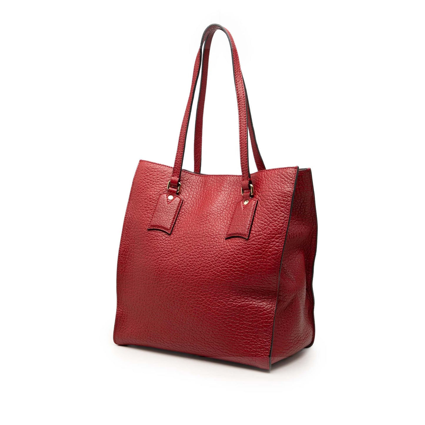 Burberry Grained Calfskin Heritage Woodbury Tote