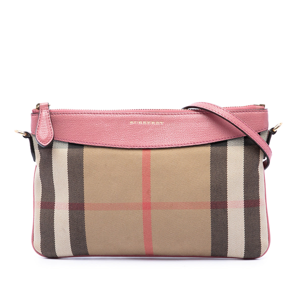 Burberry House Check Canvas Derby Peyton Crossbody
