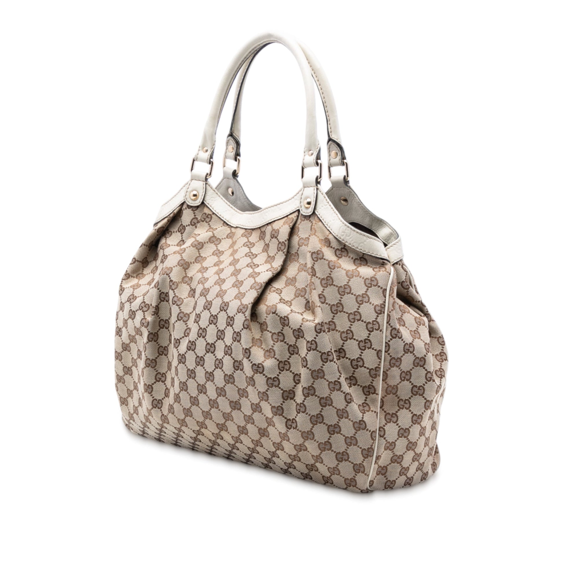 Gucci Large GG Canvas Sukey Tote