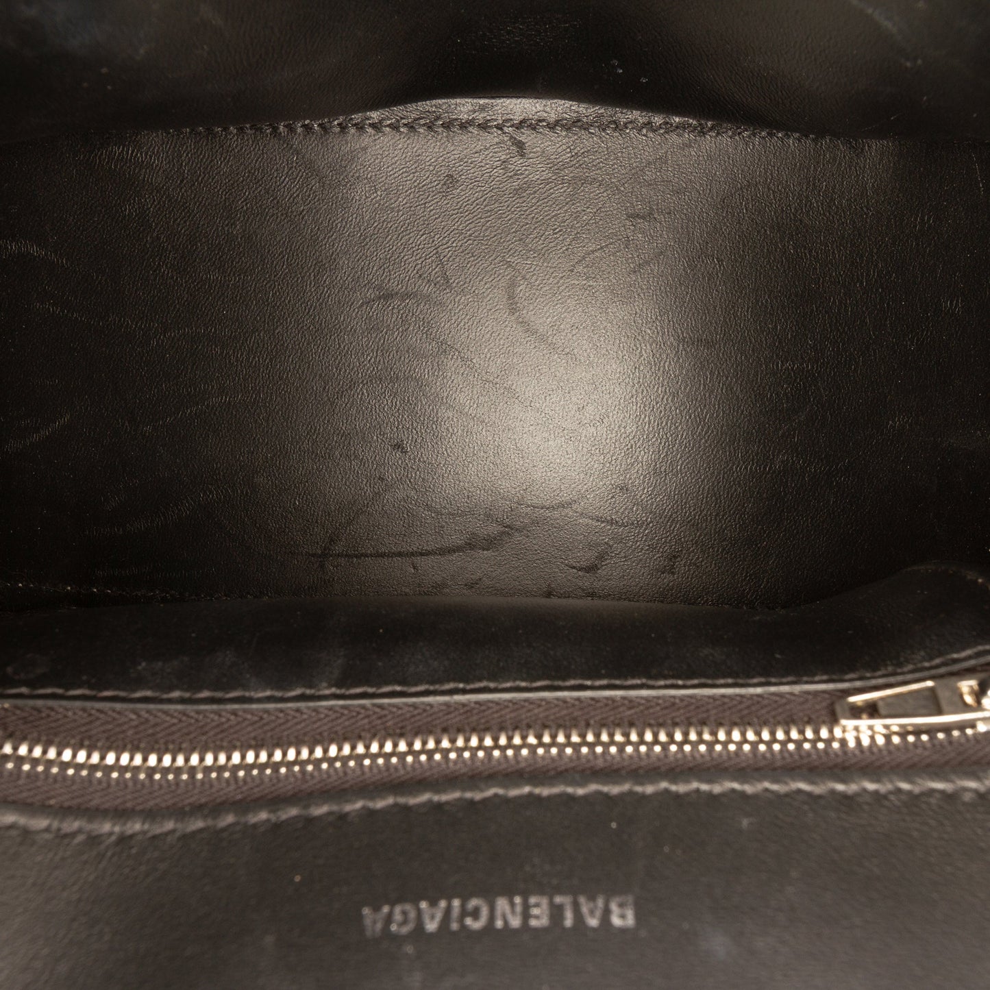 Small Smooth Calfskin Sprayed Polka Dot Hourglass Satchel