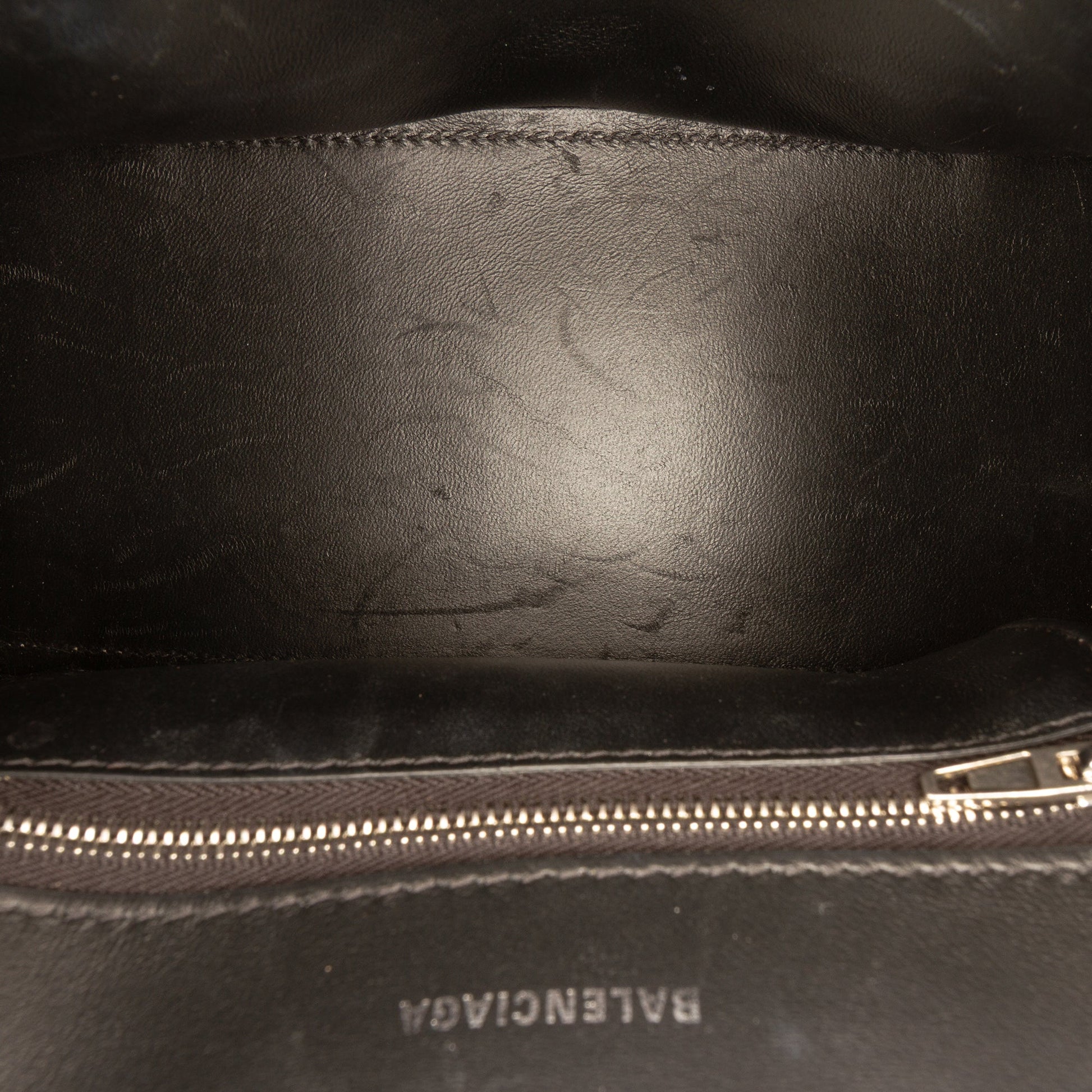 Small Smooth Calfskin Sprayed Polka Dot Hourglass Satchel