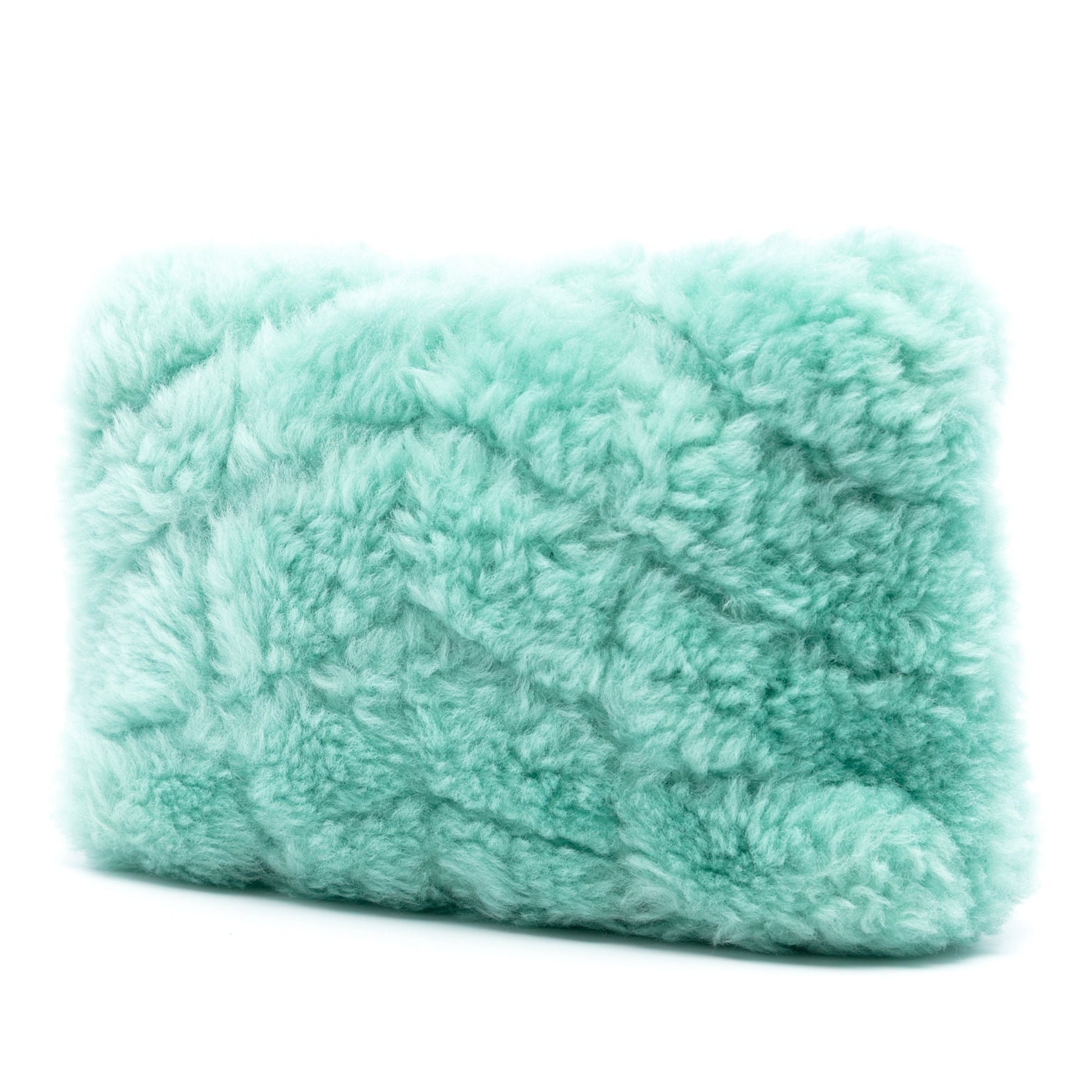 Saint Laurent Shearling Loulou Puffer Clutch