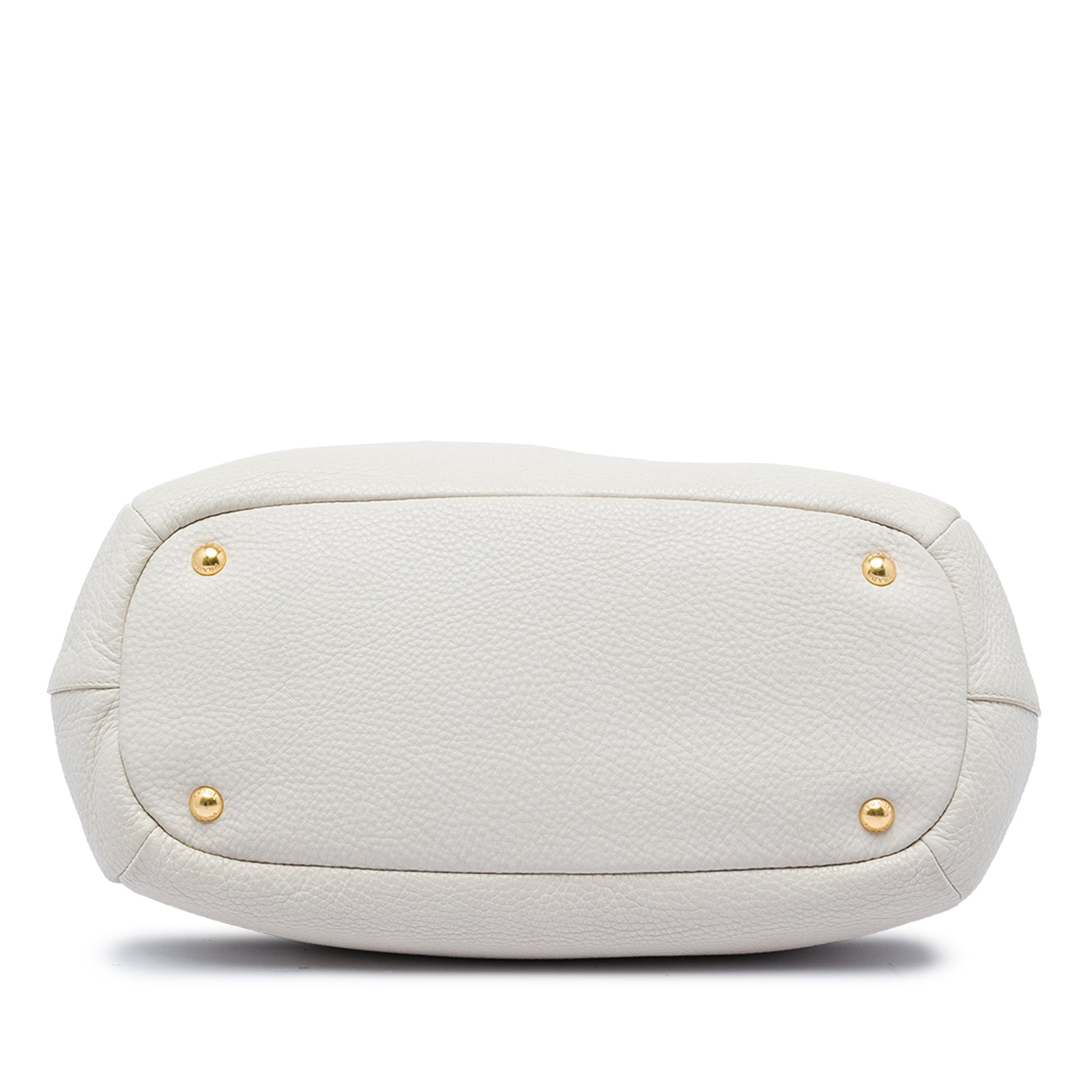 Prada Vitello Daino Zip Top Convertible Tote
