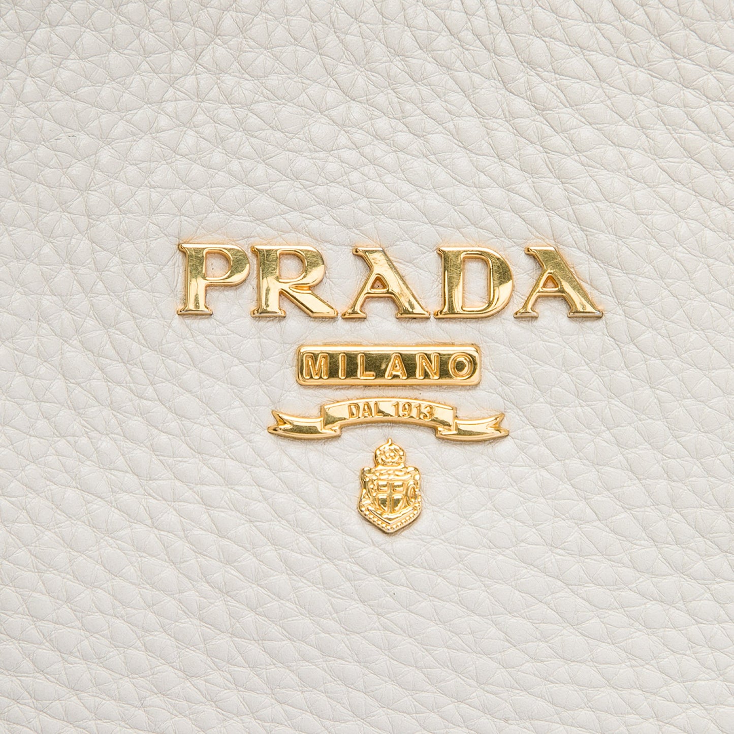 Prada Vitello Daino Zip Top Convertible Tote