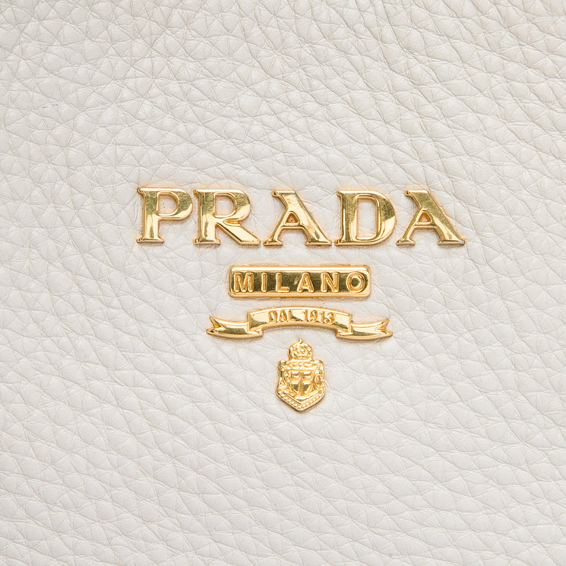 Prada Vitello Daino Zip Top Convertible Tote