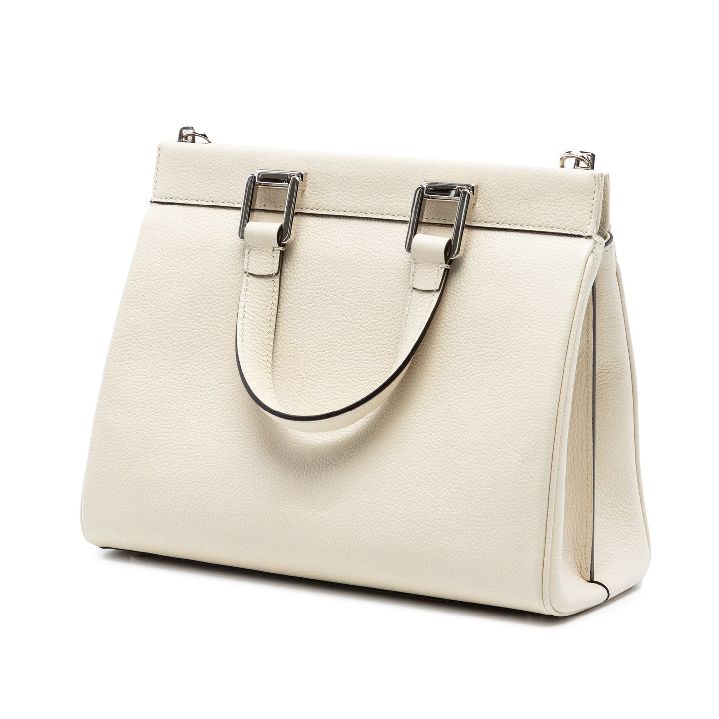 Gucci Small Grained Calfskin Zumi Top Handle Bag