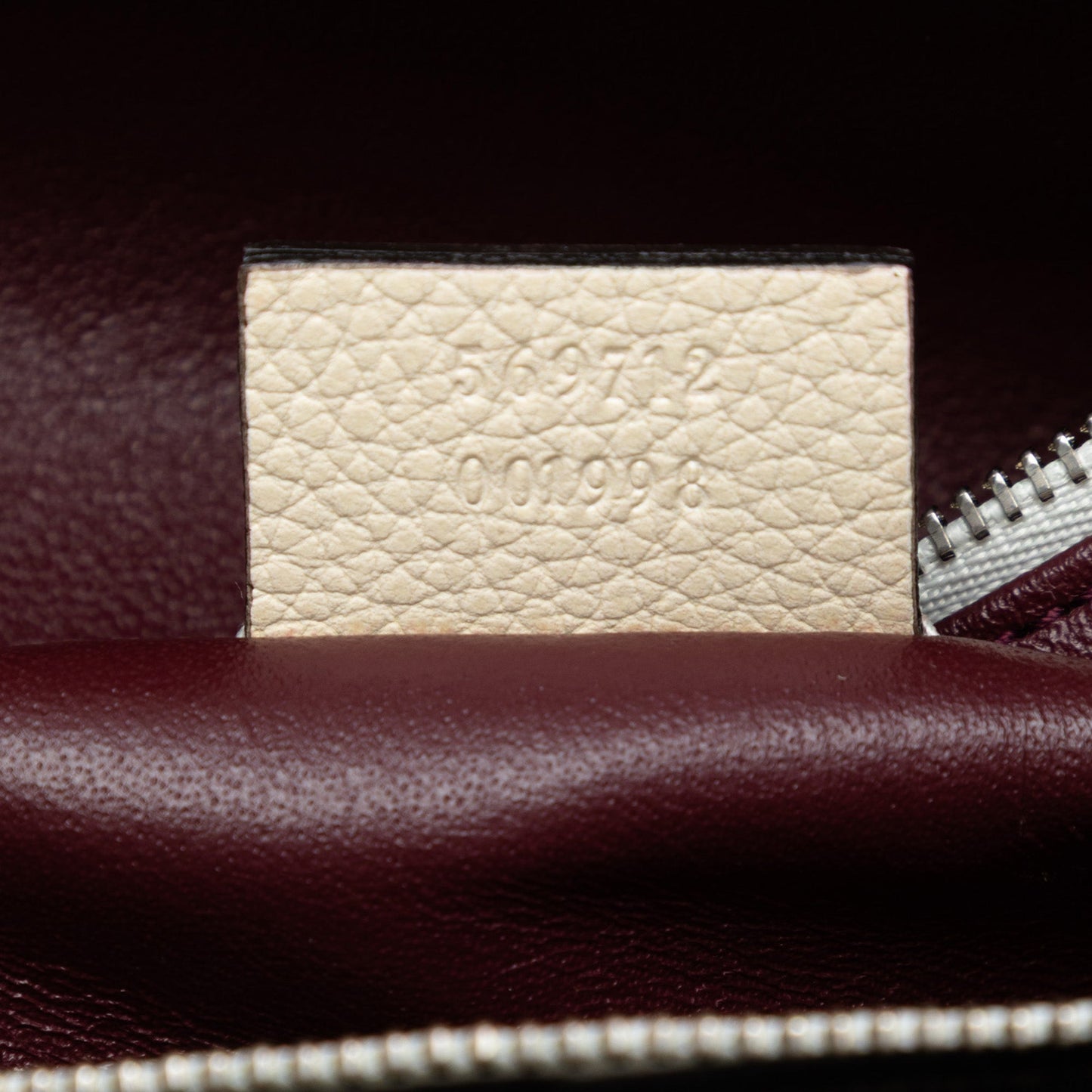 Gucci Small Grained Calfskin Zumi Top Handle Bag