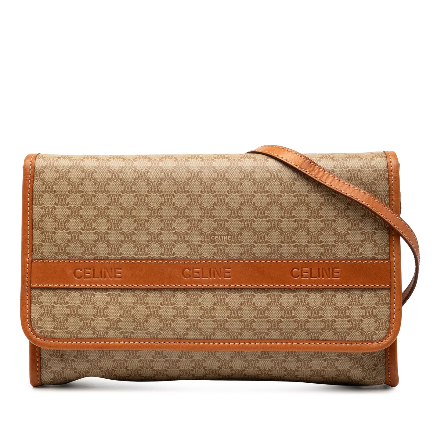 Celine Macadam Coated Canvas Crossbody