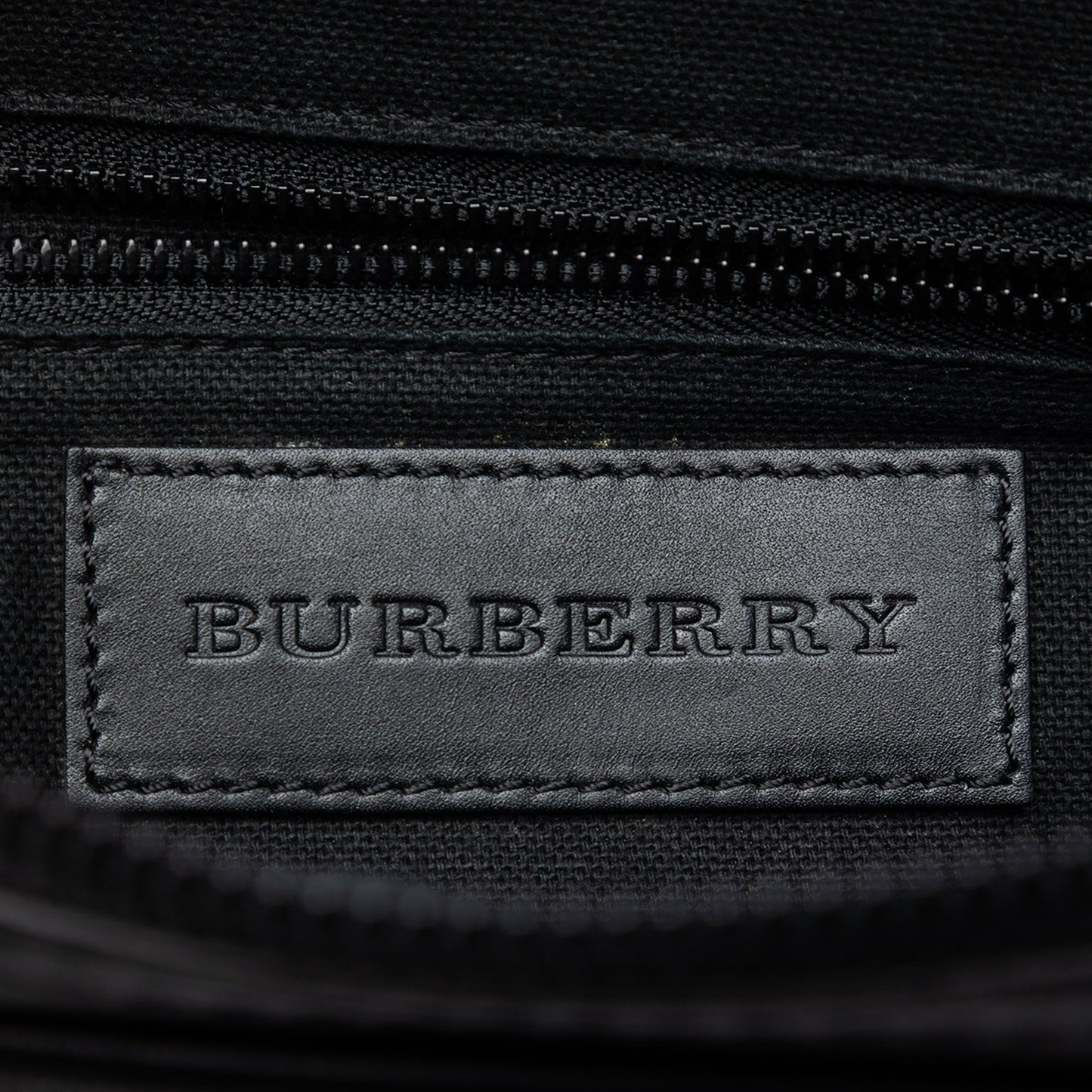 Burberry Smoked Check Coated Canvas Messenger Bag