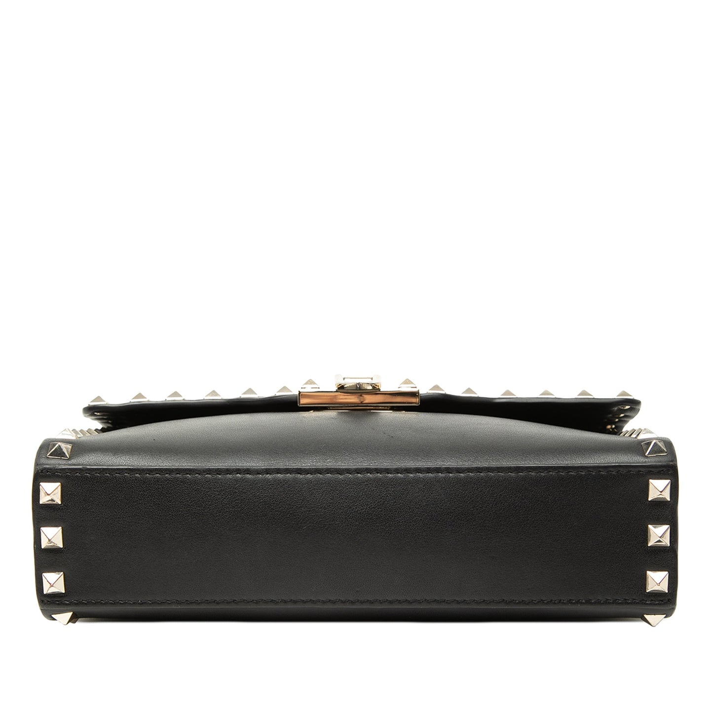 Valentino Small Leather Rockstud Flip Lock Crossbody