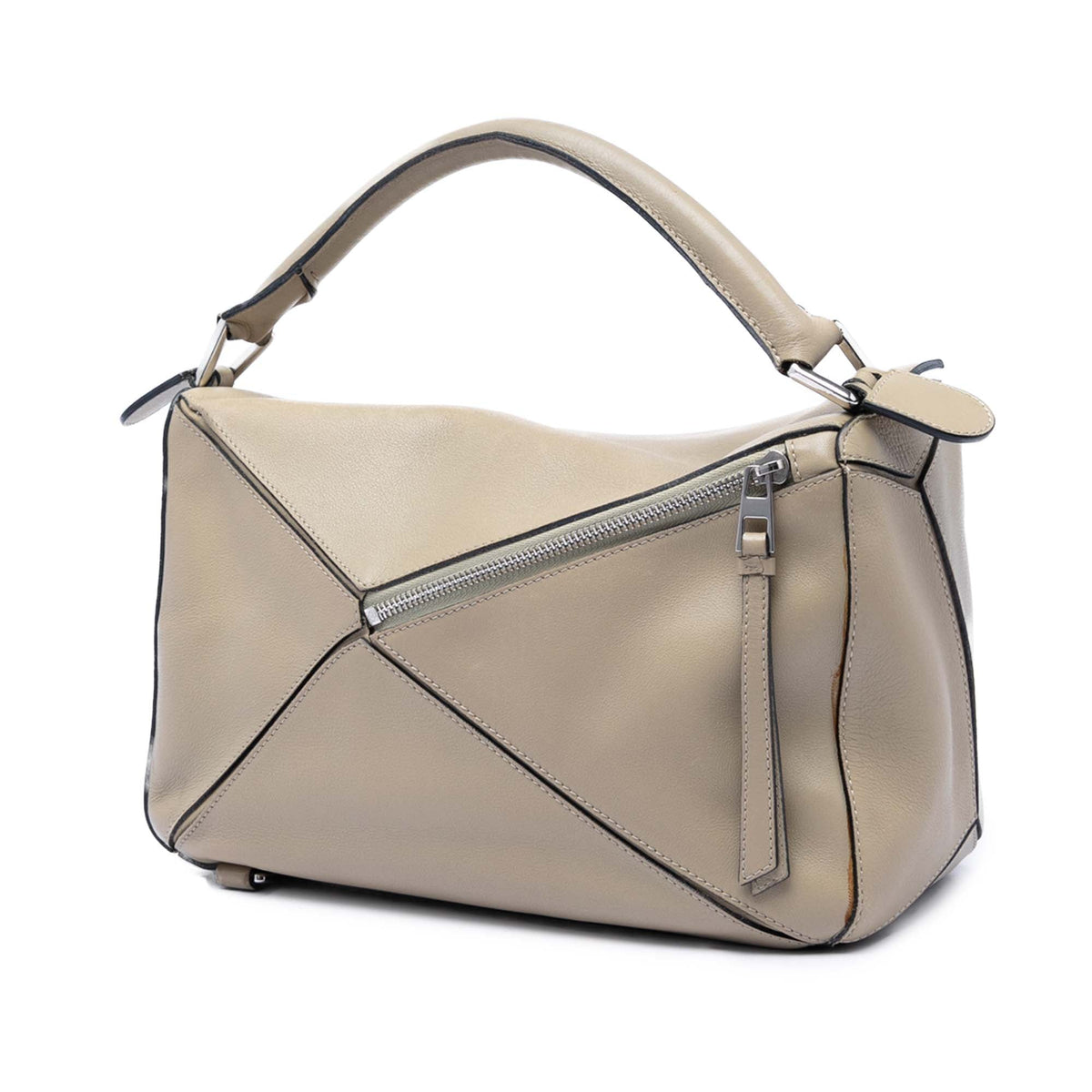 LOEWE Medium Calfskin Puzzle Satchel