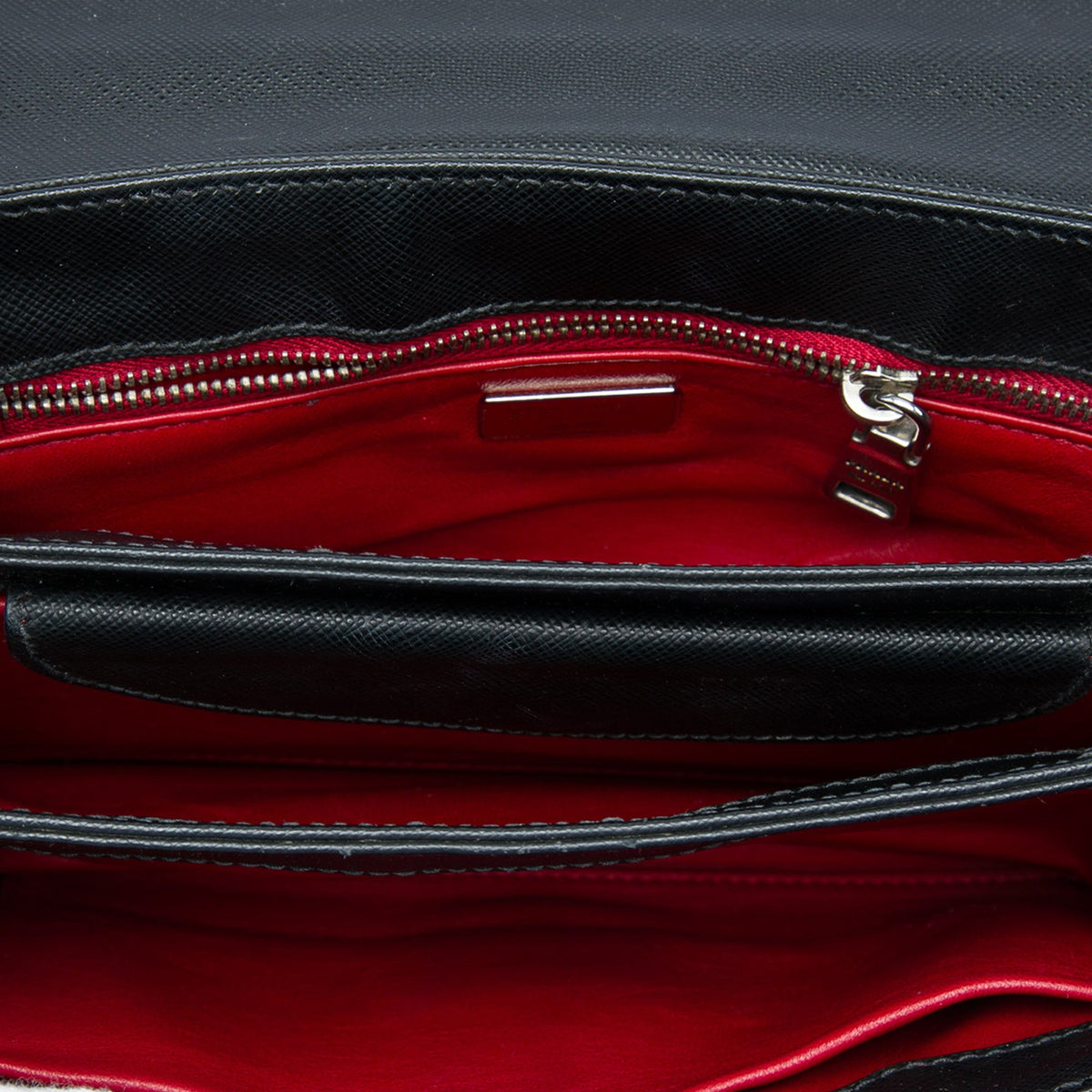 Prada Saffiano Lux Lock Chain Flap