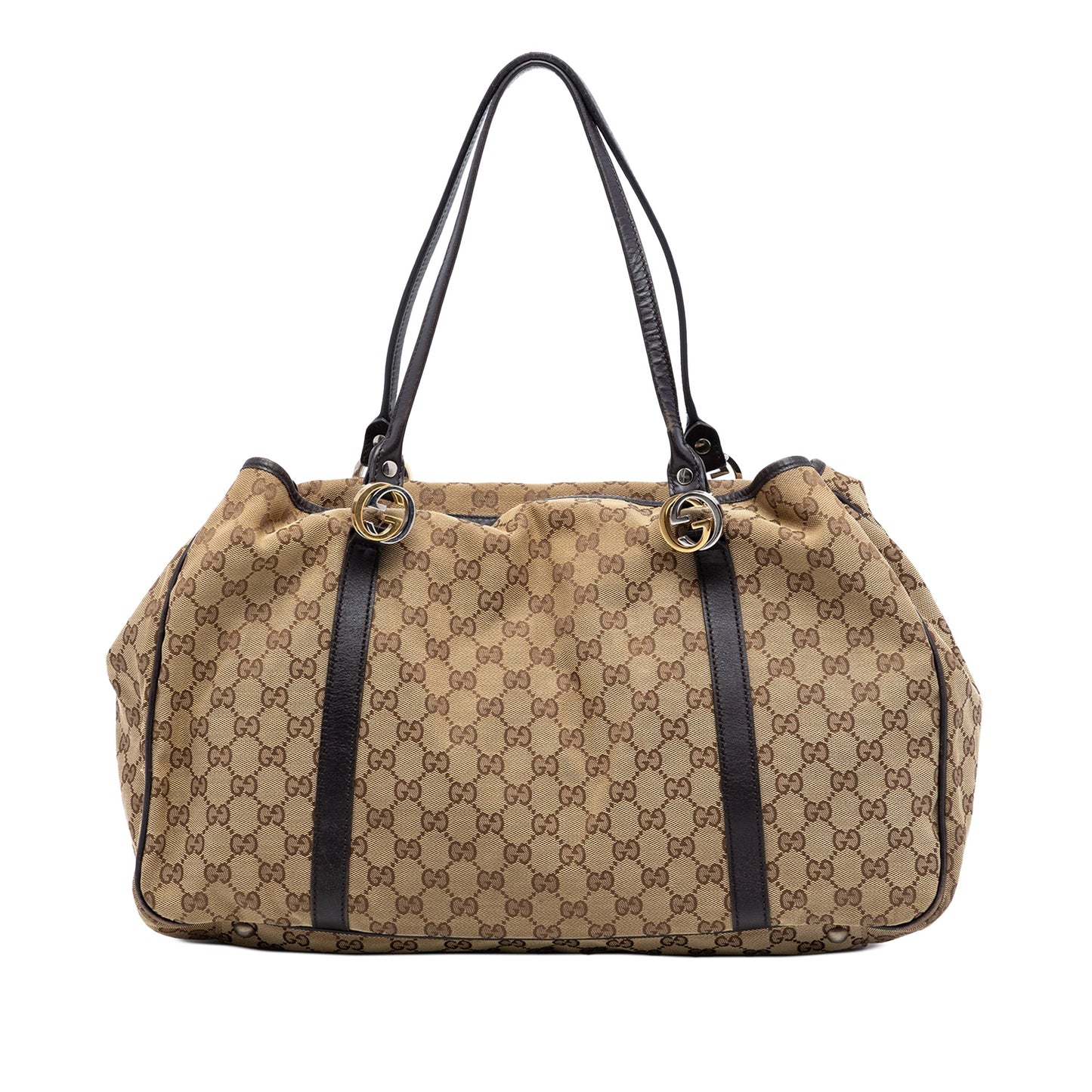 Large GG Canvas Twins Tote
