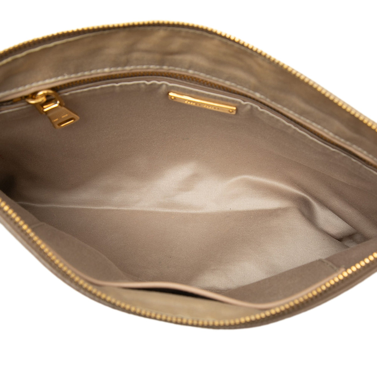Miu Miu Studded Leather Zip Clutch