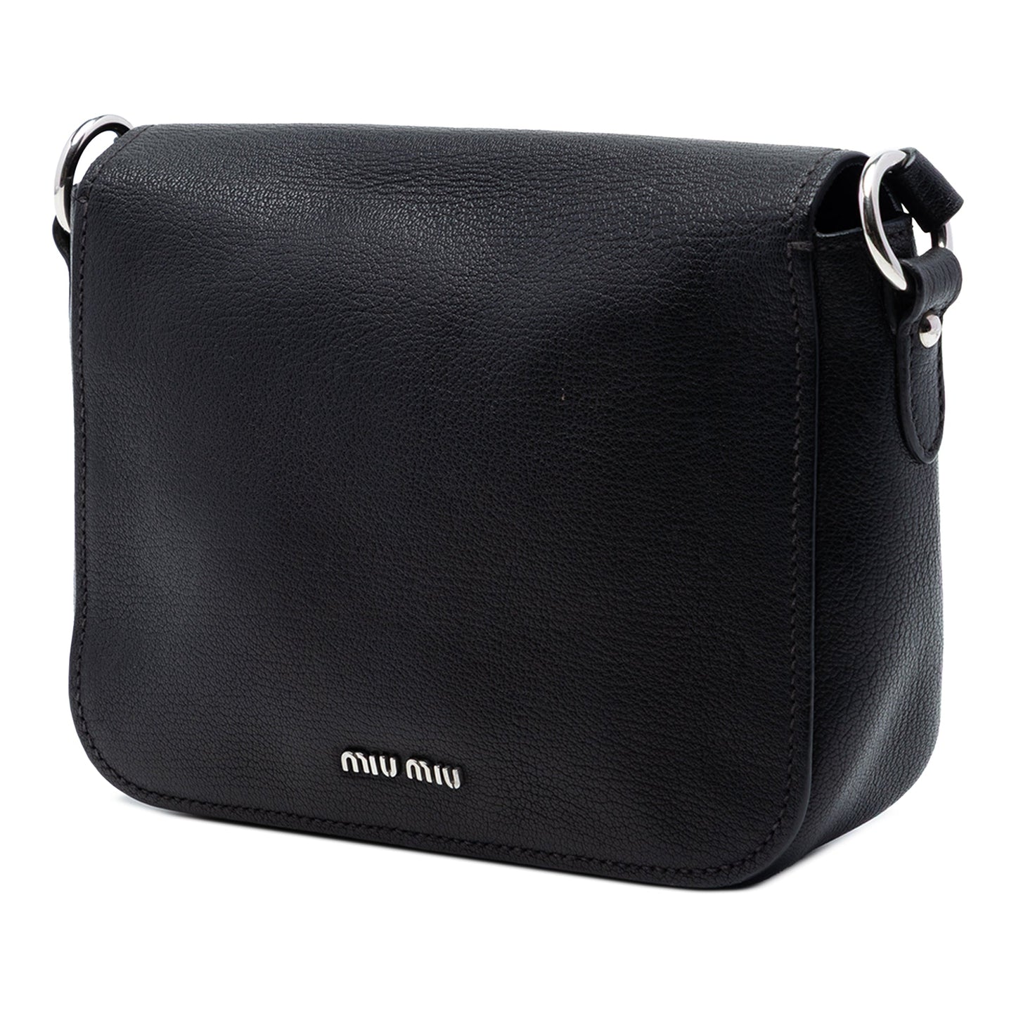 Miu Miu Goatskin Madras Crossbody