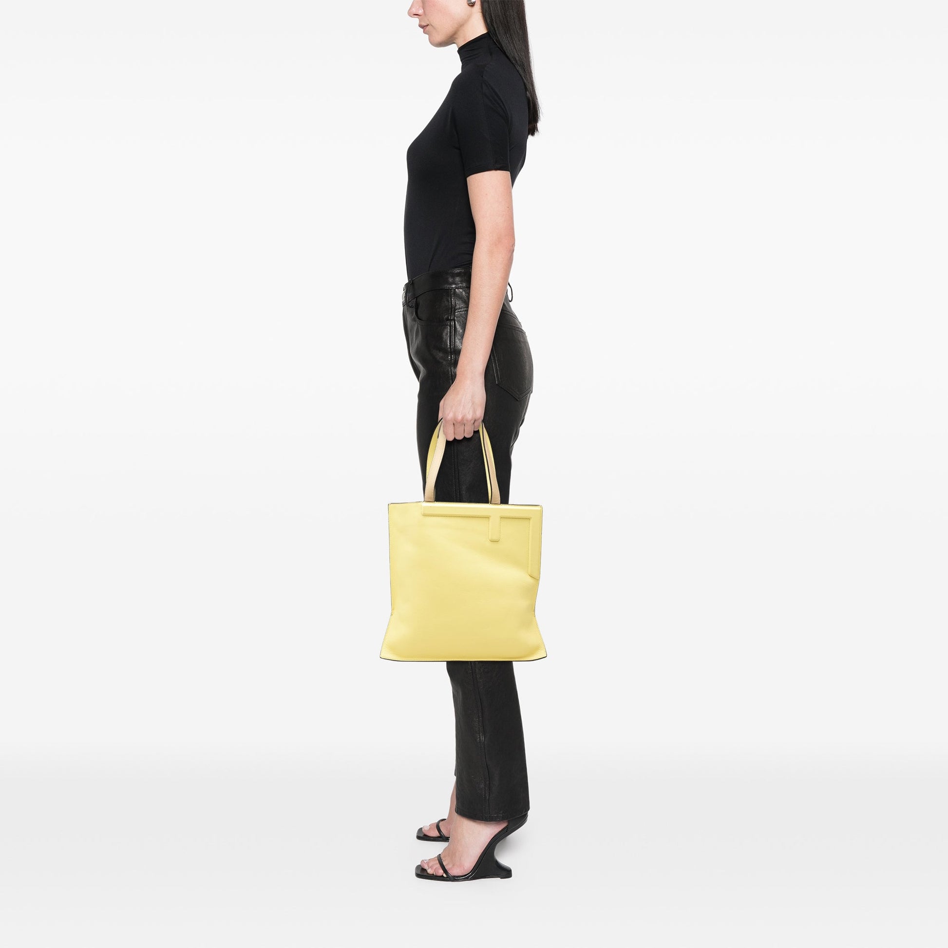 Fendi Medium Bicolor Smooth Calfskin Flip Tote