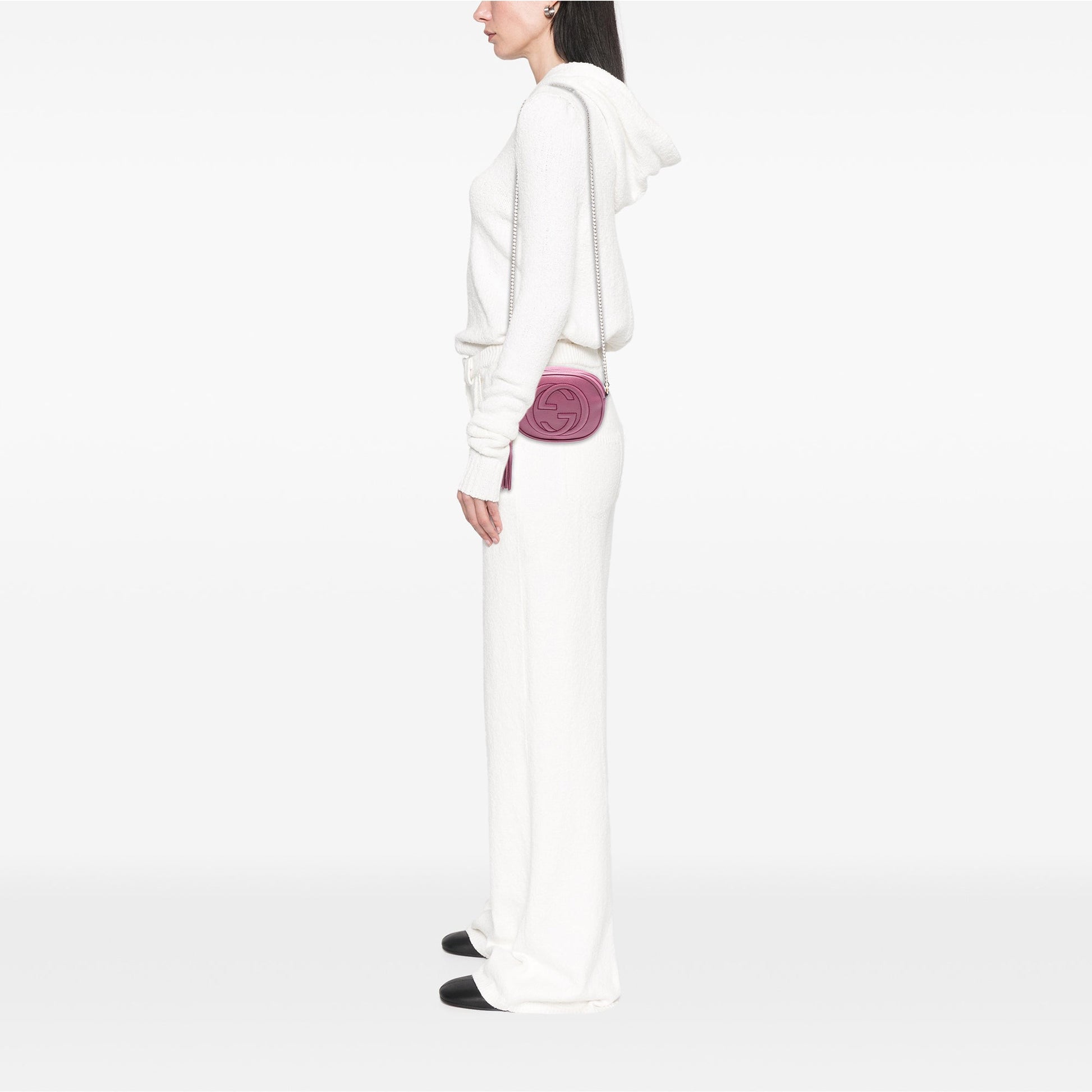 Mini Pebbled Calfskin Soho Chain Crossbody